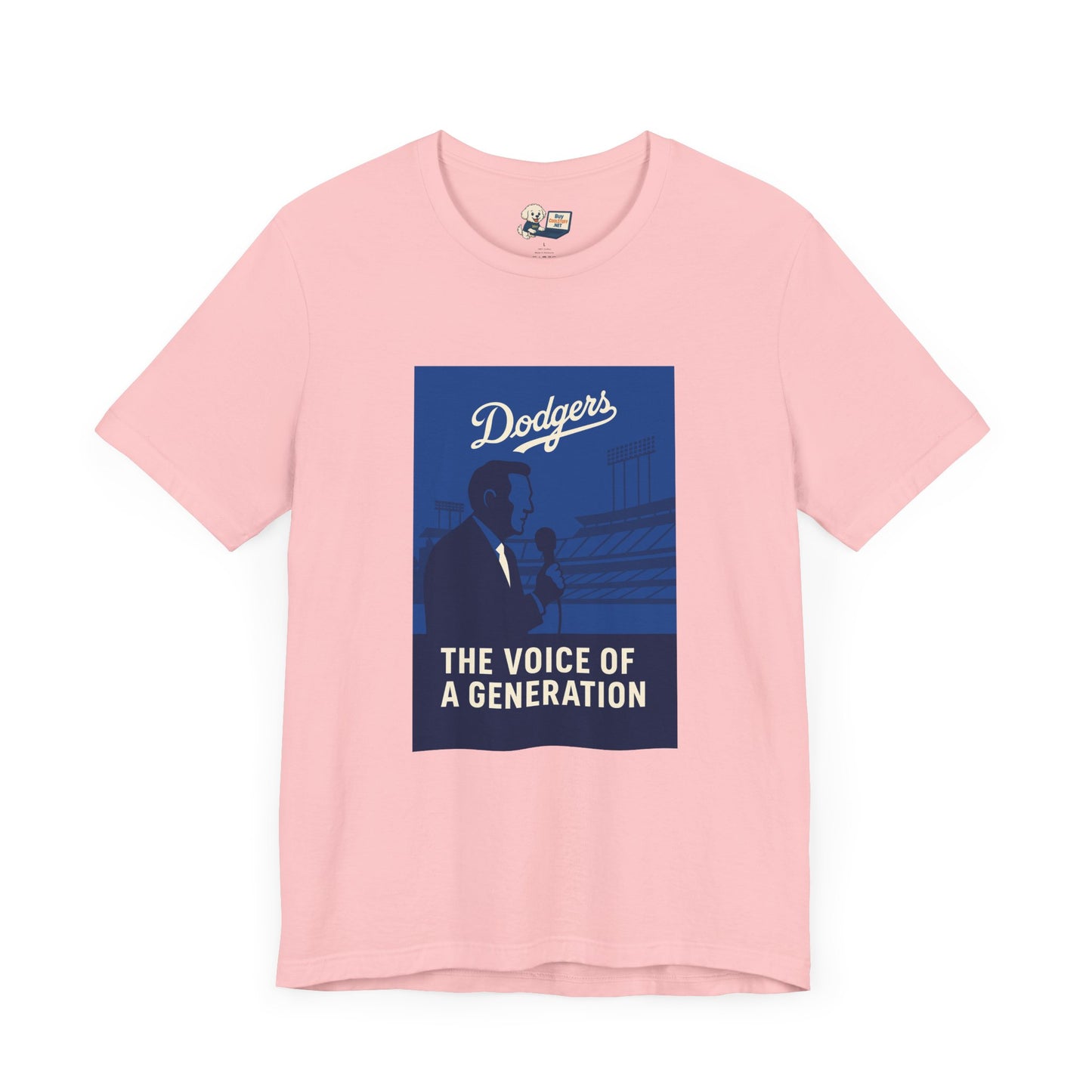 Dodgers Vin Scully "The Voice Of A Generation"  Tee - Unisex Jersey Short Sleeve
