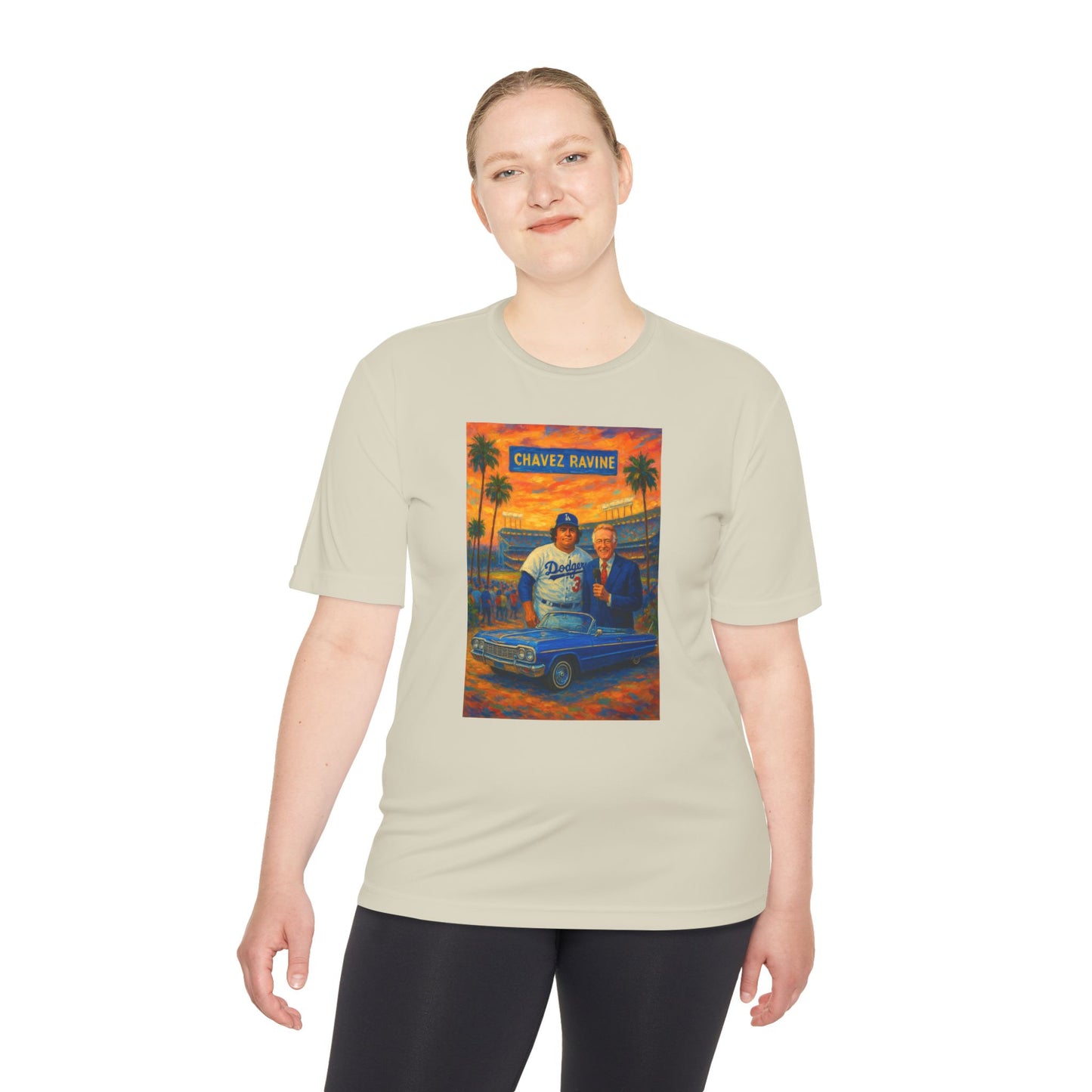 Vin Scully & Fernando Valenzuela  - Unisex Moisture Wicking Tee