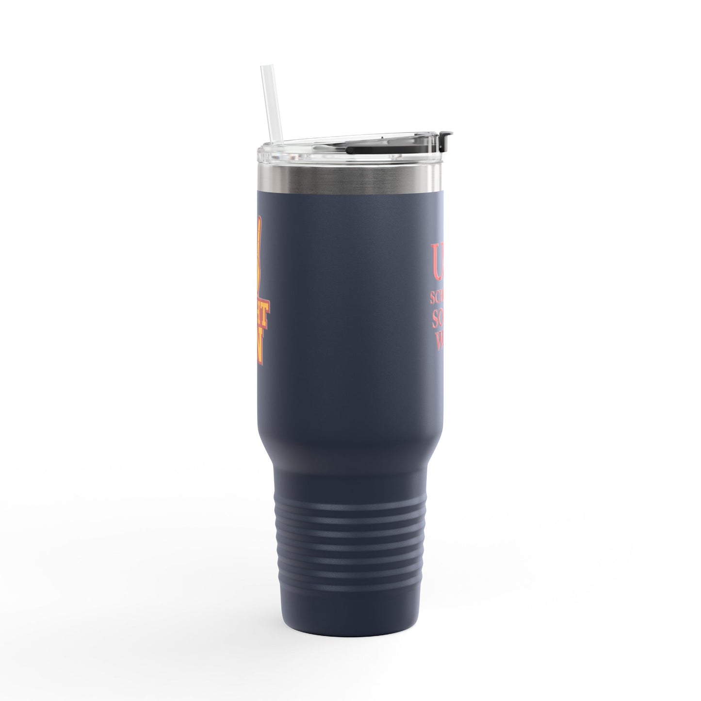 USC School of Social Work Insulated Travel Mug - 40oz Coffee Cup for Professionals & Students