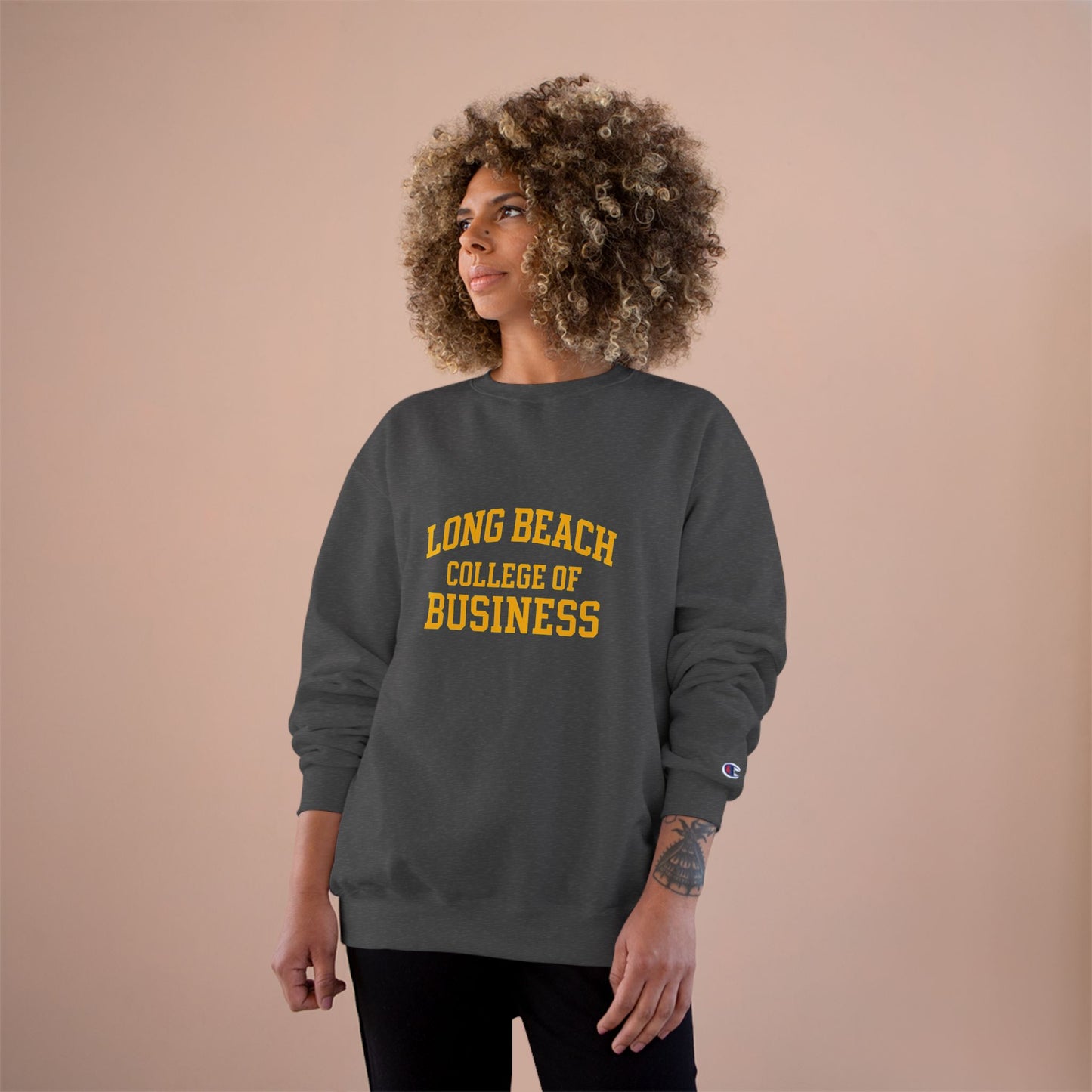 Long Beach College of Business Champion Sweatshirt - Comfortable & Stylish Crewneck for Students & Alumni