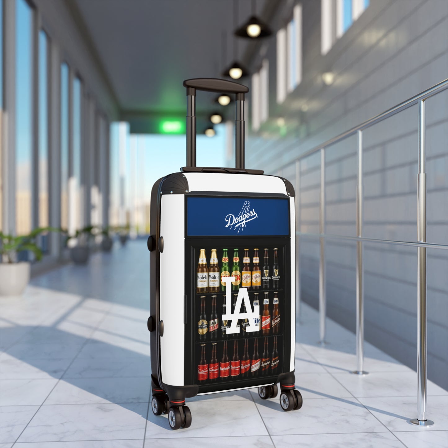 LOS ANGELES DODGERS BEER FRIDGE - CARRY ON LUGGAGE
