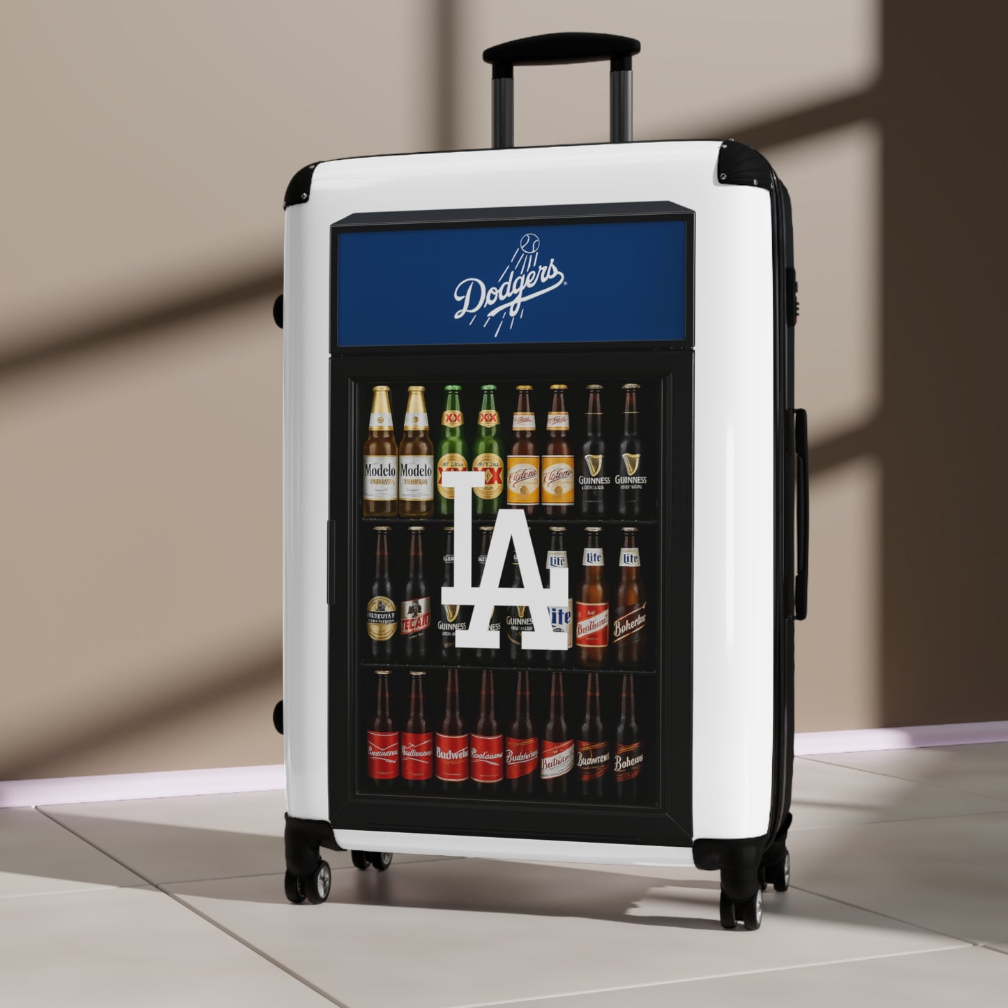 LOS ANGELES DODGERS BEER FRIDGE - CARRY ON LUGGAGE