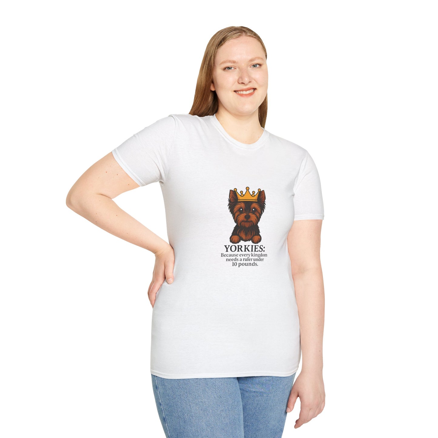 Yorkie Unisex Softstyle T-Shirt – Perfect Gift for Dog Lovers!