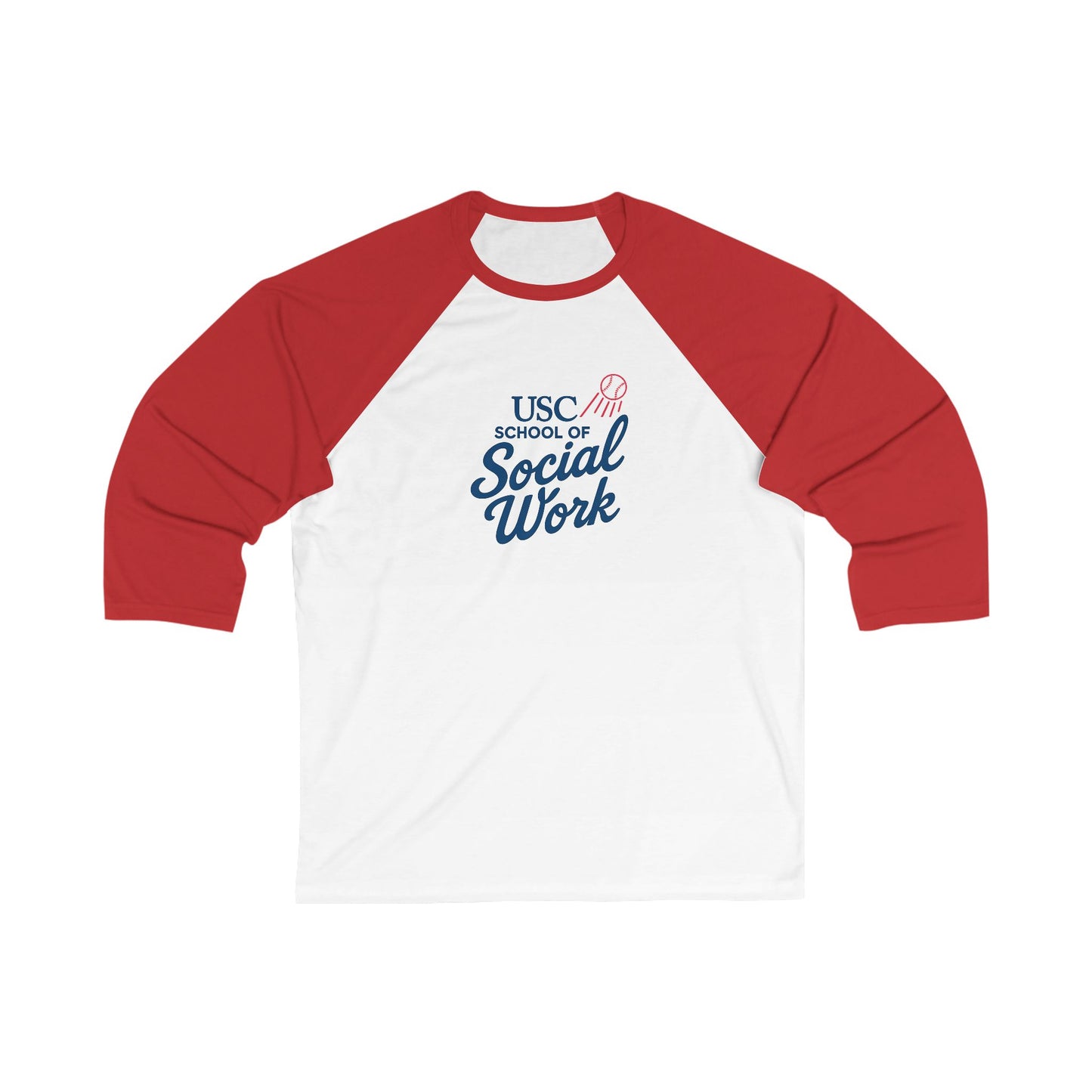 USC School of Social Work Dodgers Unisex Baseball Tee - Perfect for Fans and Game Days