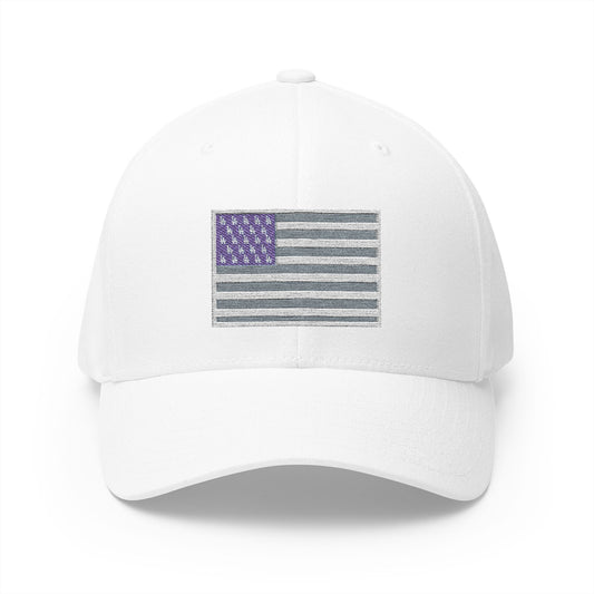 Dodgers American Flag with "LA" logo stars- Embroidered Baseball Cap - Original Design