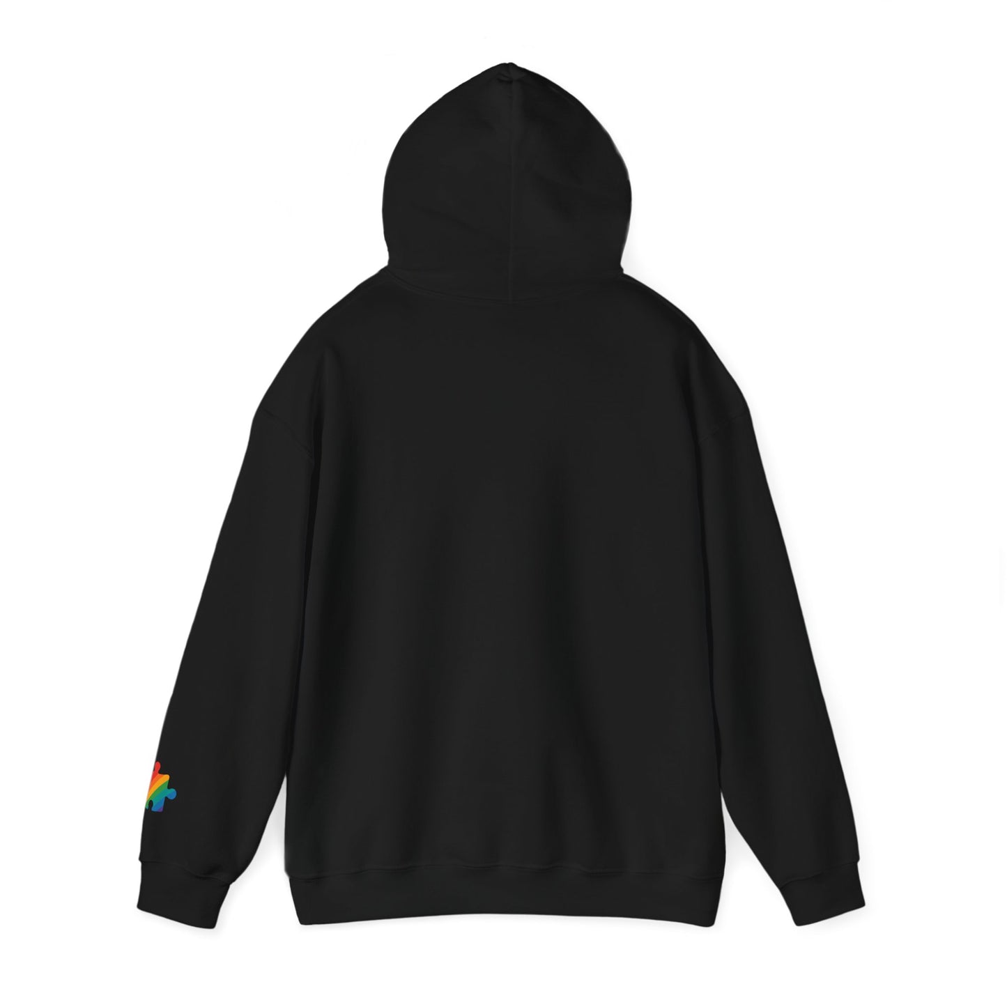 Autism Awareness - Unisex Hooded Sweatshirt - Colorful Ribbon Design