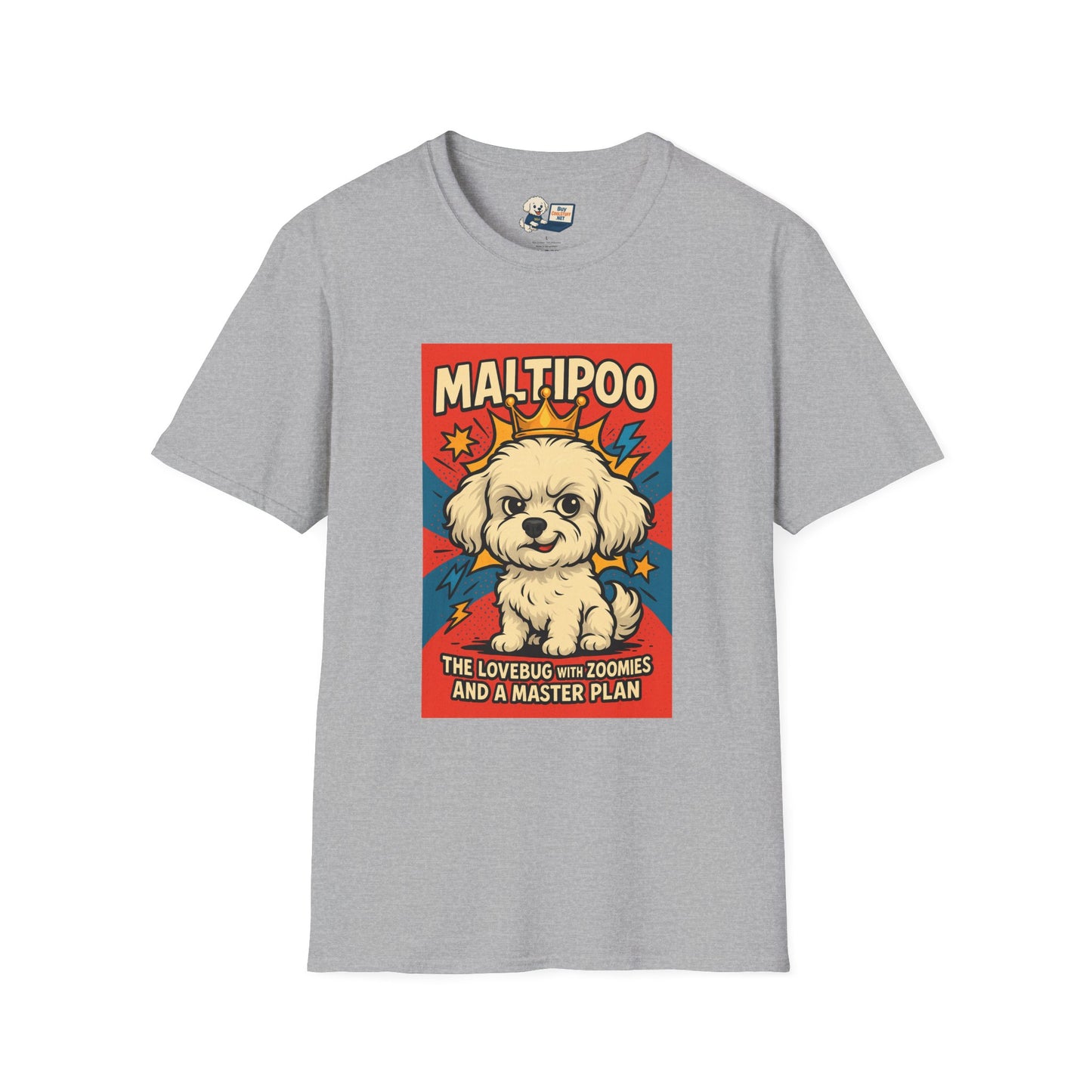 Maltipoo Lovebug Unisex Softstyle T-Shirt – Perfect Gift for Dog Lovers!