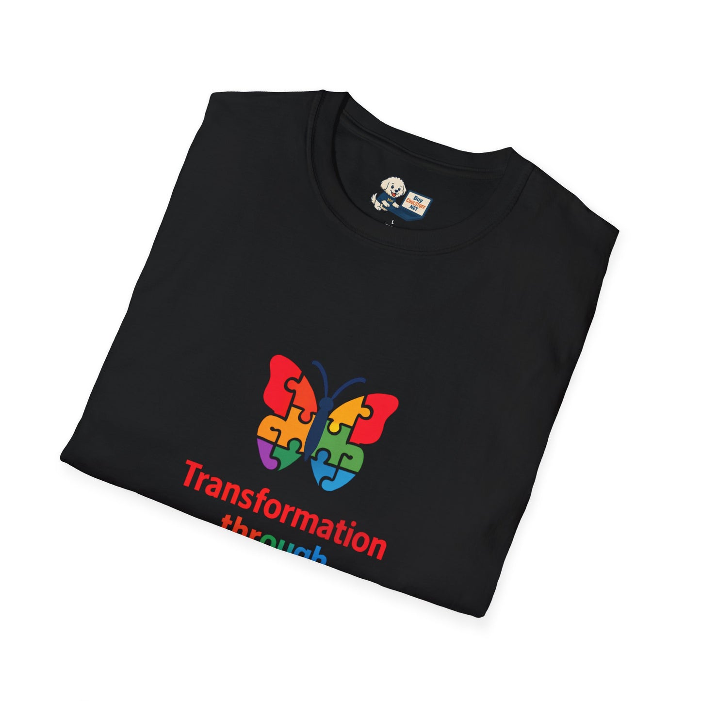 Autism Awareness - "Transformation Through Understanding" -  Unisex Softstyle T-Shirt (Various Colors)