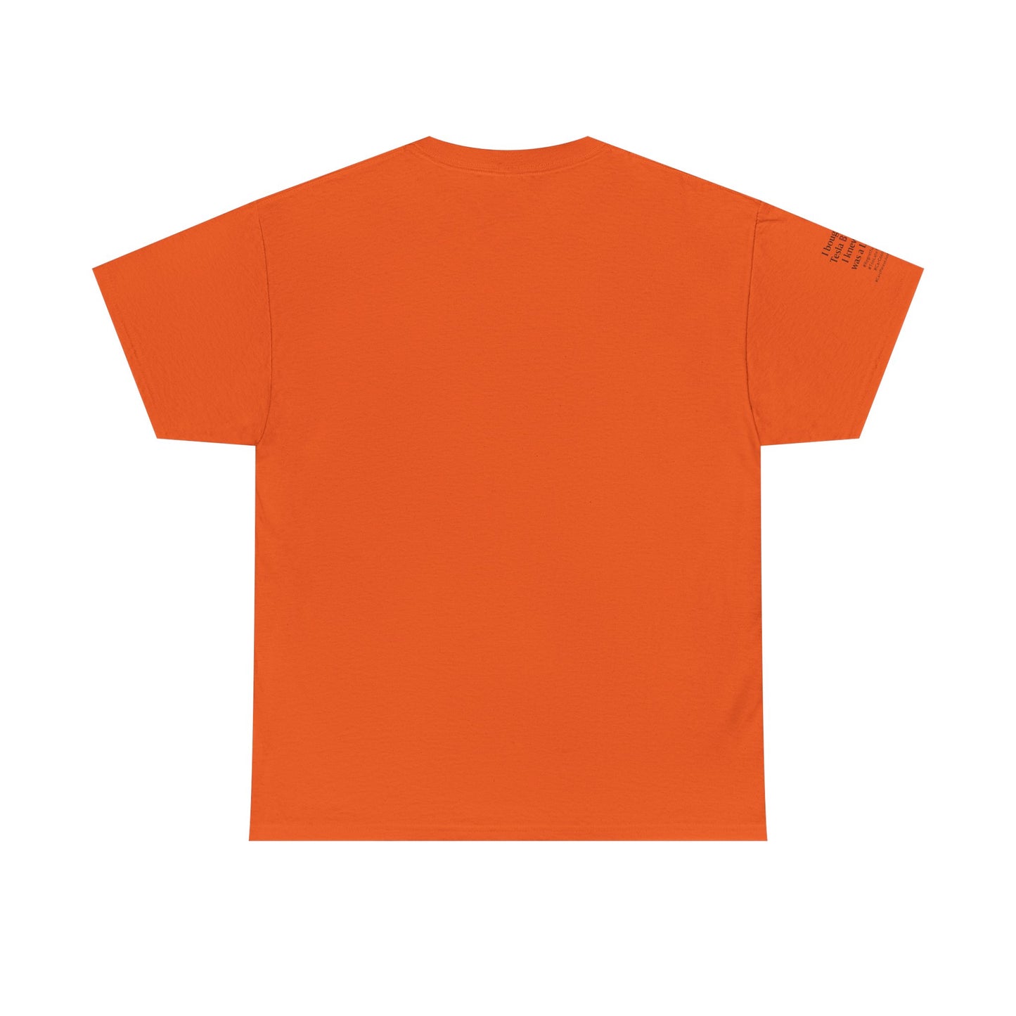 Anti-Elon Tesla Car Club- Heavy Cotton Tee - Cool Casual Wear