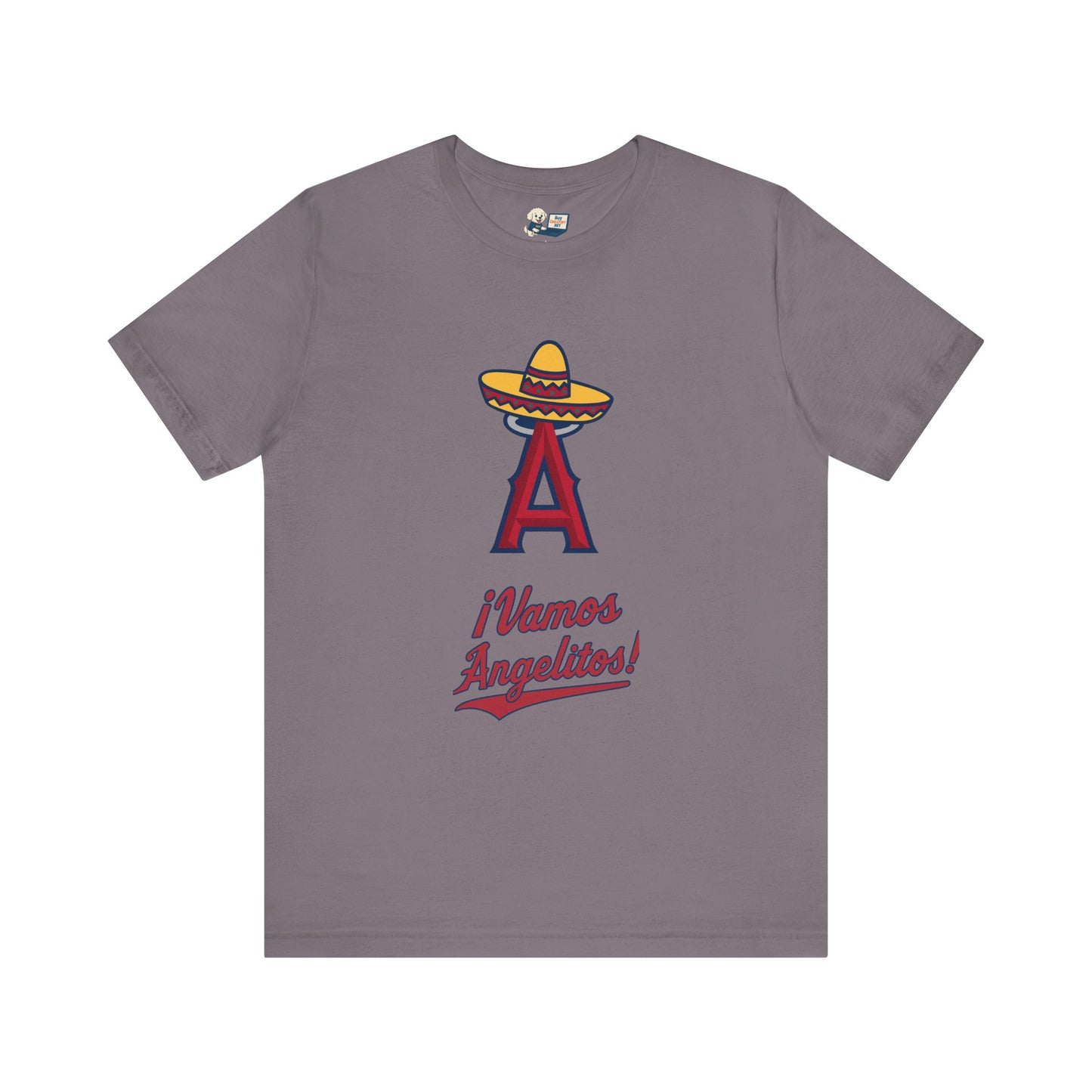 ¡Vamos Angelitos! Unisex Short Sleeve Tee - Fun and Festive Casual Wear - Angels