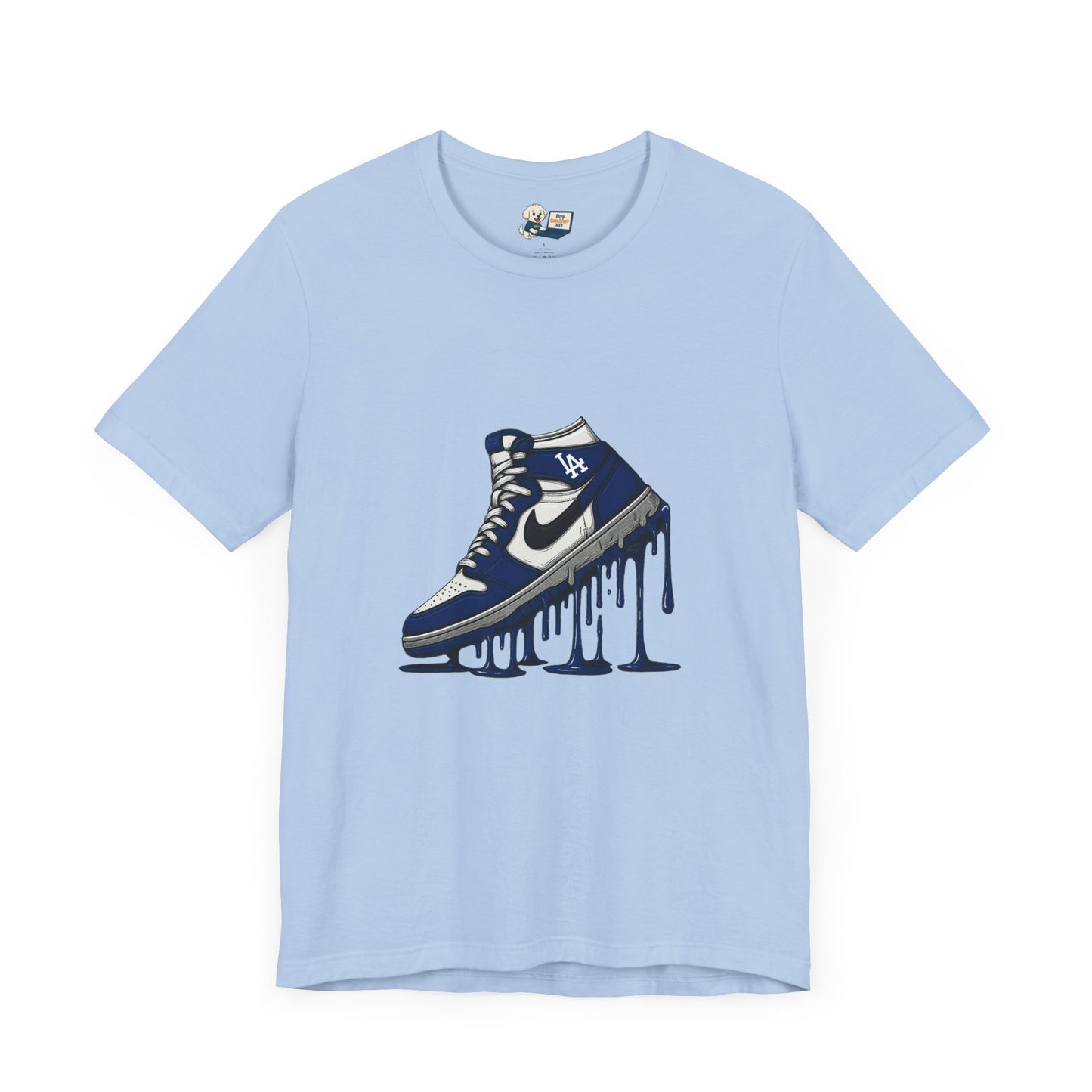 Dodgers "They Not Like Us" -Dripping Sneakers Unisex Tee - Original Design