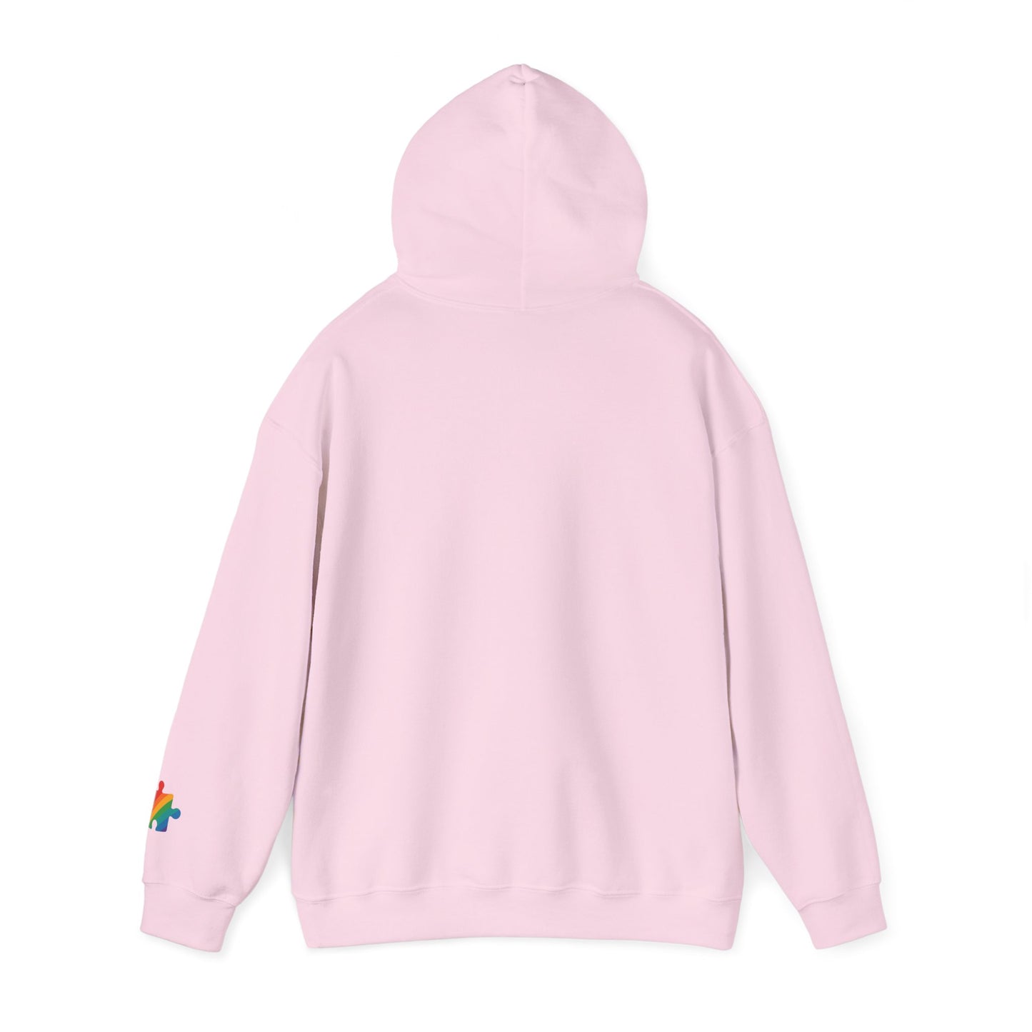 Autism Awareness - Unisex Hooded Sweatshirt - Colorful Ribbon Design