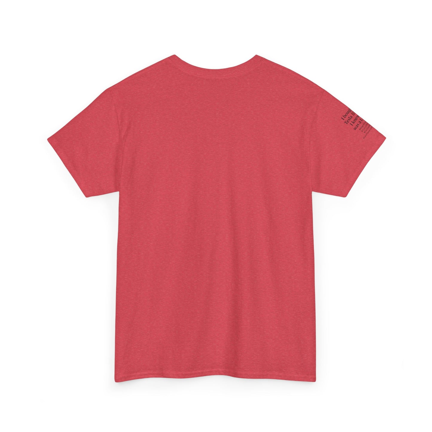 Anti-Elon Tesla Car Club- Heavy Cotton Tee - Cool Casual Wear
