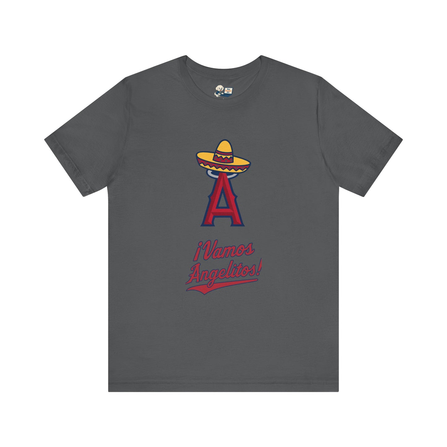 ¡Vamos Angelitos! Unisex Short Sleeve Tee - Fun and Festive Casual Wear - Angels
