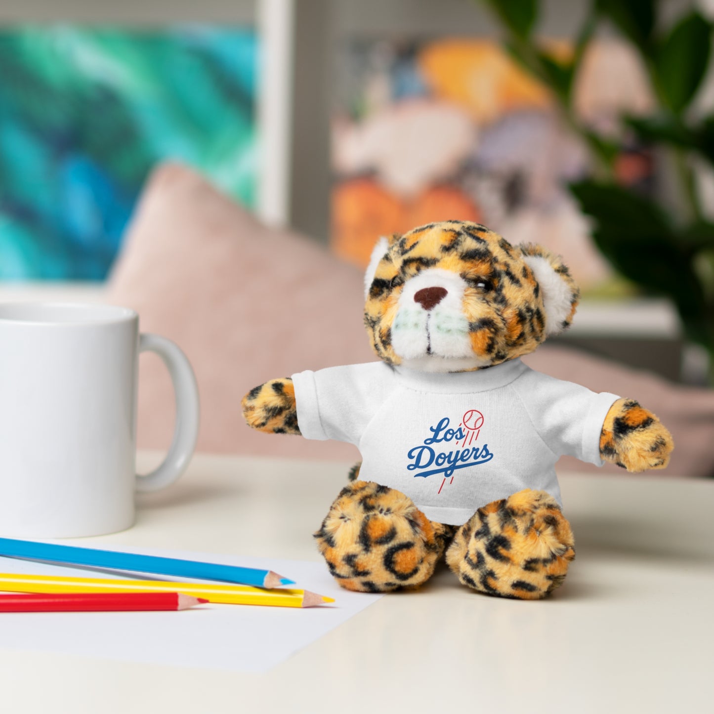 Los Doyers Plush Toy with Tee - Perfect Gift for Sports Fans & Kids