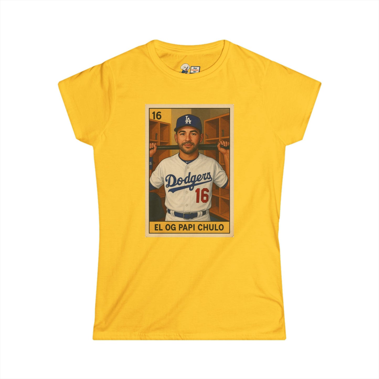 Dodgers - EL OG PAPI CHULO - Andre Eithier- Fun Gift for Sports Fans, Vintage Style T-Shirt, Baseball Fan Apparel, Unique Women's Clothing