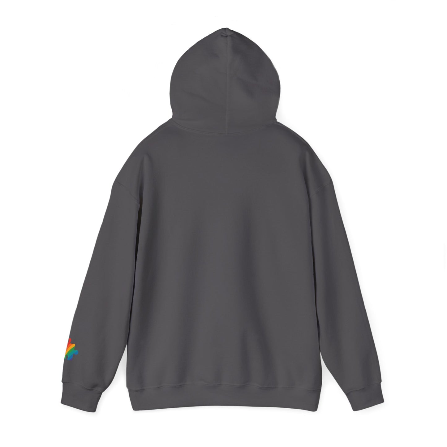 Autism Awareness - Unisex Hooded Sweatshirt - Colorful Ribbon Design