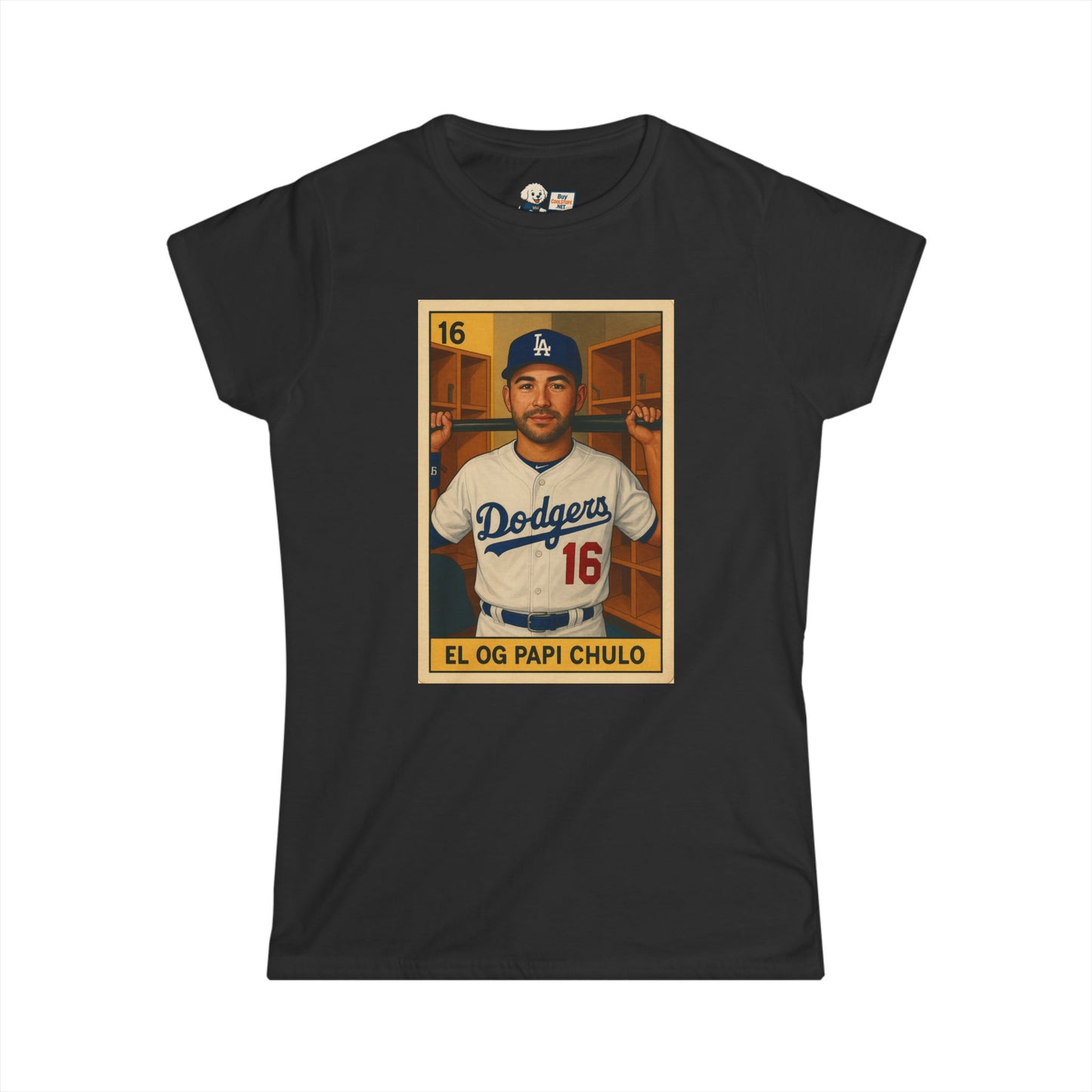 Dodgers - EL OG PAPI CHULO - Andre Eithier- Fun Gift for Sports Fans, Vintage Style T-Shirt, Baseball Fan Apparel, Unique Women's Clothing