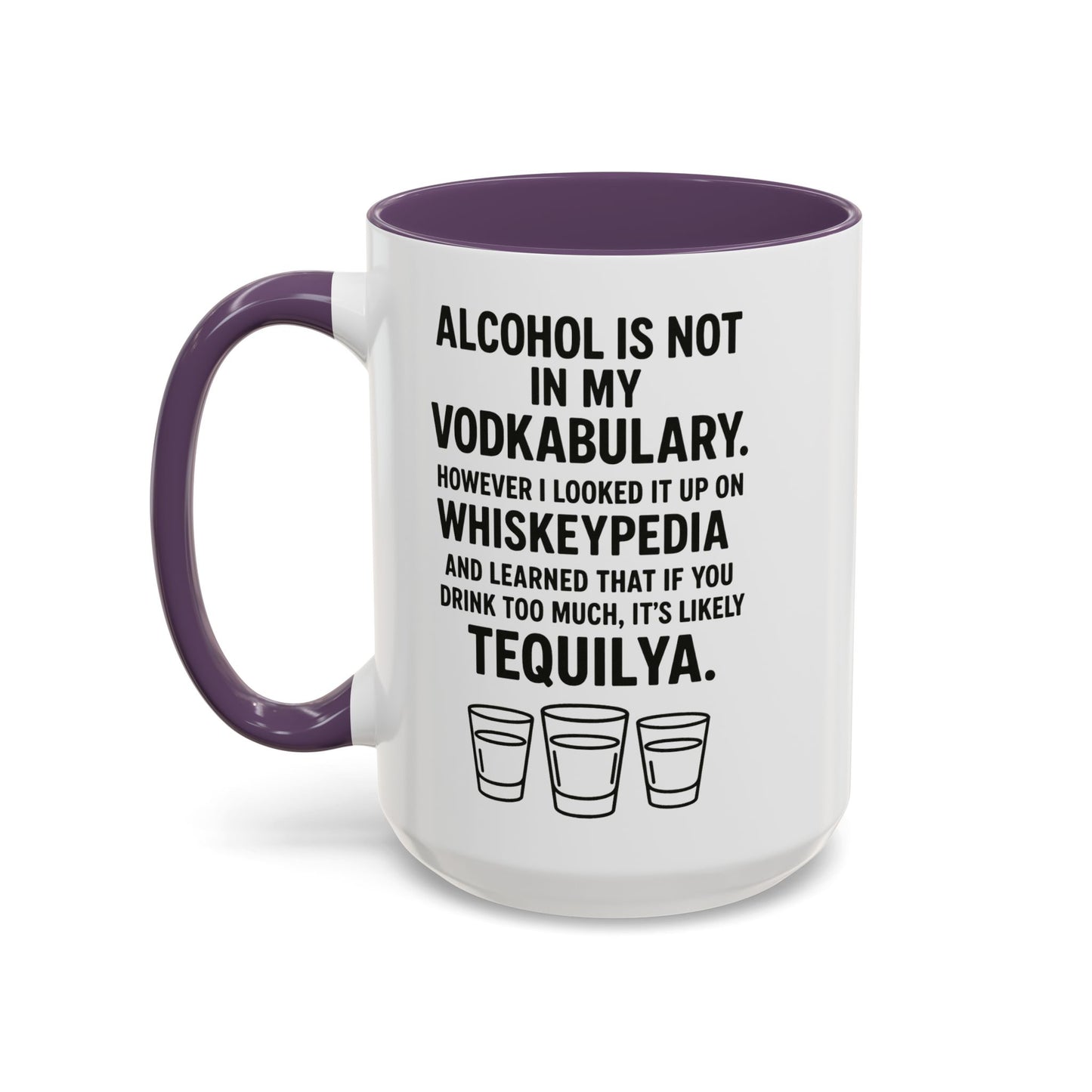 Funny "VODABULARY" Coffee Mug - 15oz - Perfect for Parties and Gifts