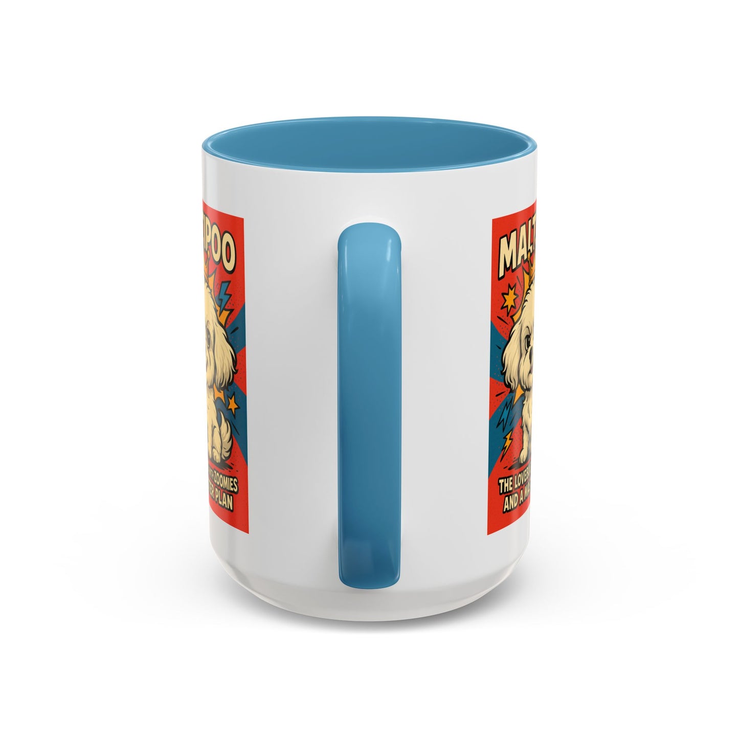 Maltipoo Lovebug Coffee Mug - Fun 15oz Accent Mug for Dog Lovers