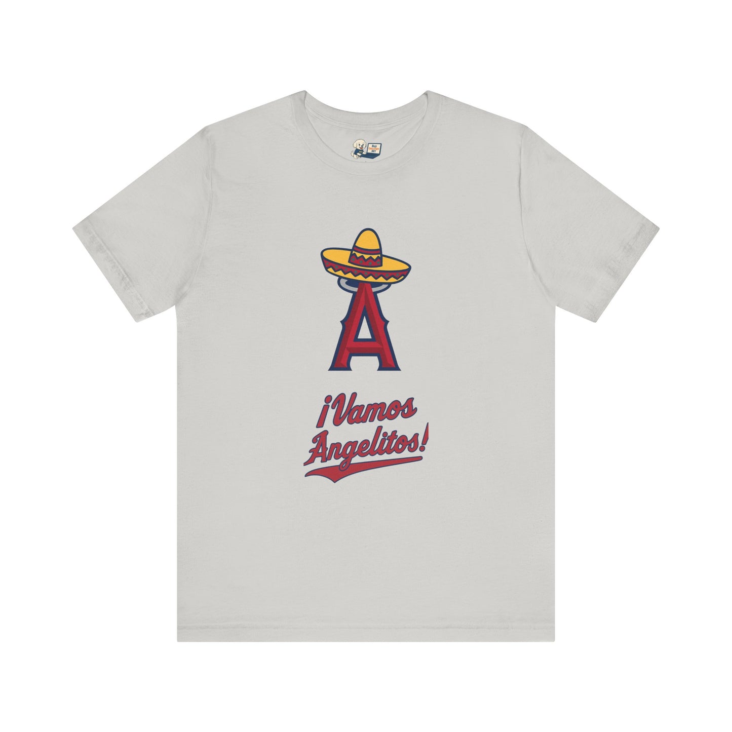 ¡Vamos Angelitos! Unisex Short Sleeve Tee - Fun and Festive Casual Wear - Angels