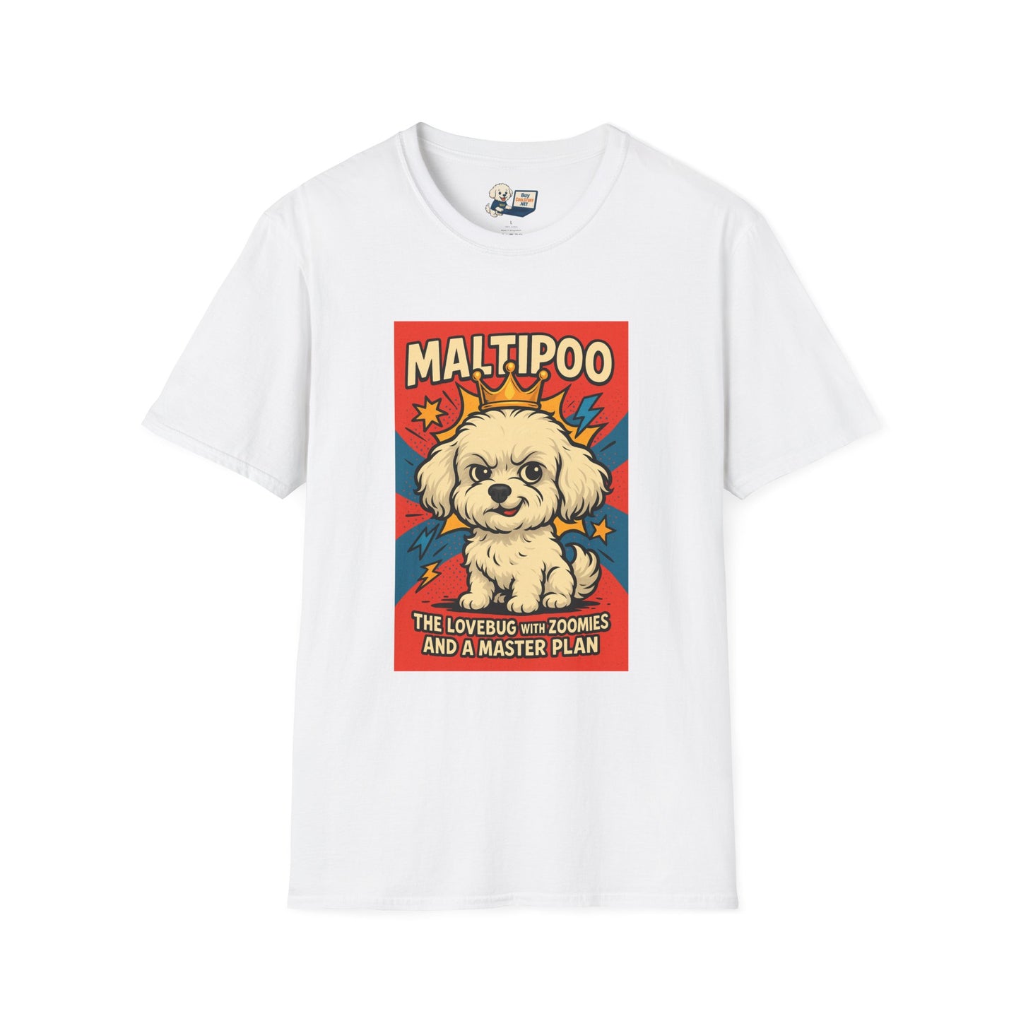 Maltipoo Lovebug Unisex Softstyle T-Shirt – Perfect Gift for Dog Lovers!