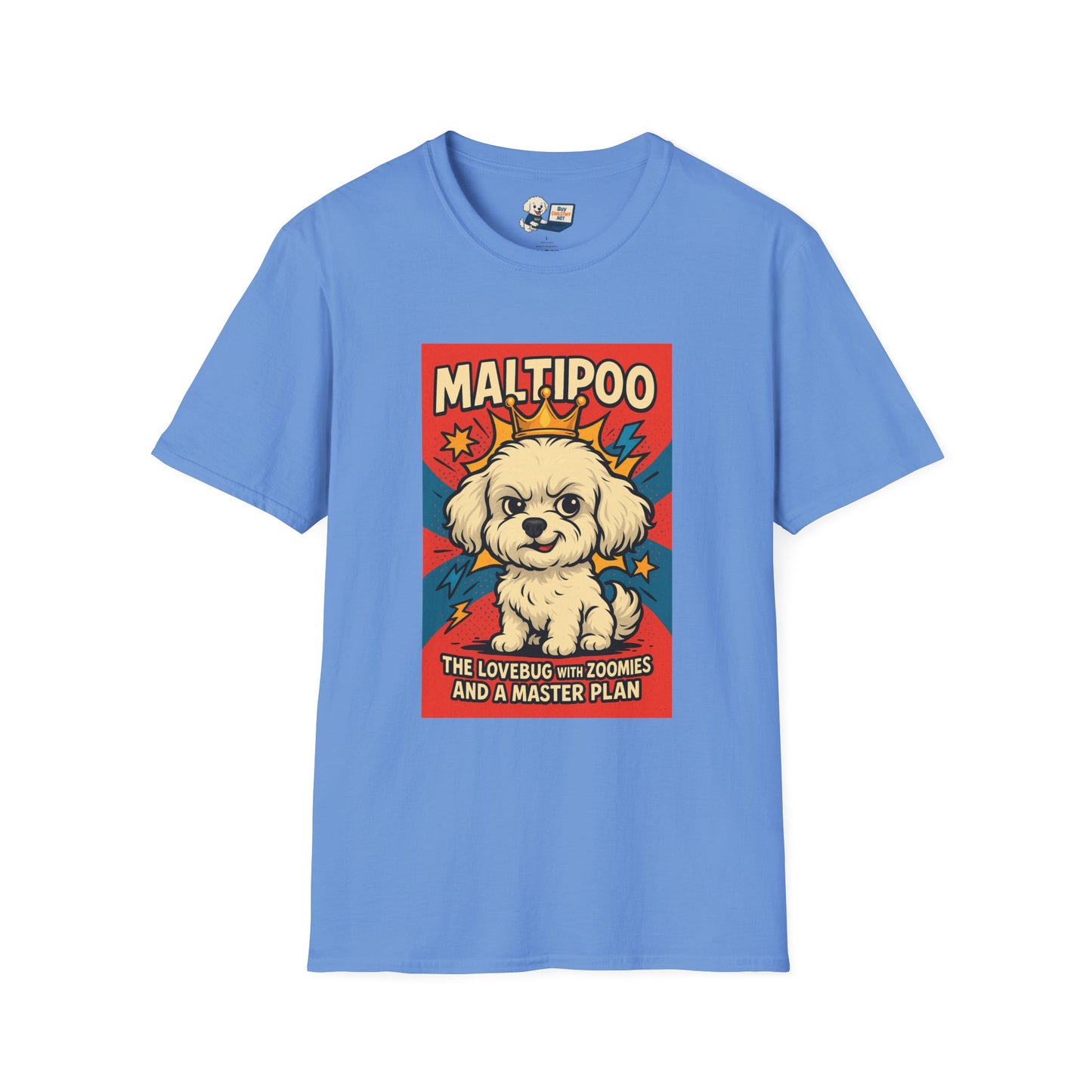 Maltipoo Lovebug Unisex Softstyle T-Shirt – Perfect Gift for Dog Lovers!