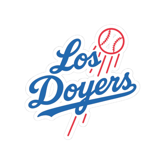 Los Doyers Kiss-Cut Stickers - Perfect for Sports Fans and Team Spirit