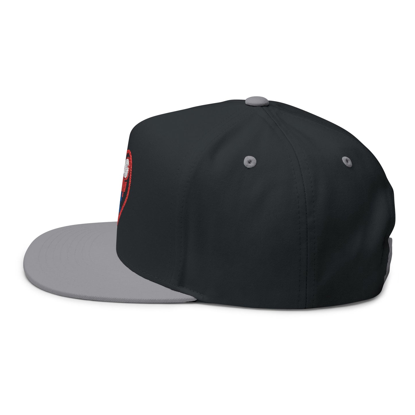 L.A. Heart Embroidered Flat Bill Cap - Perfect Gift for Men & Women
