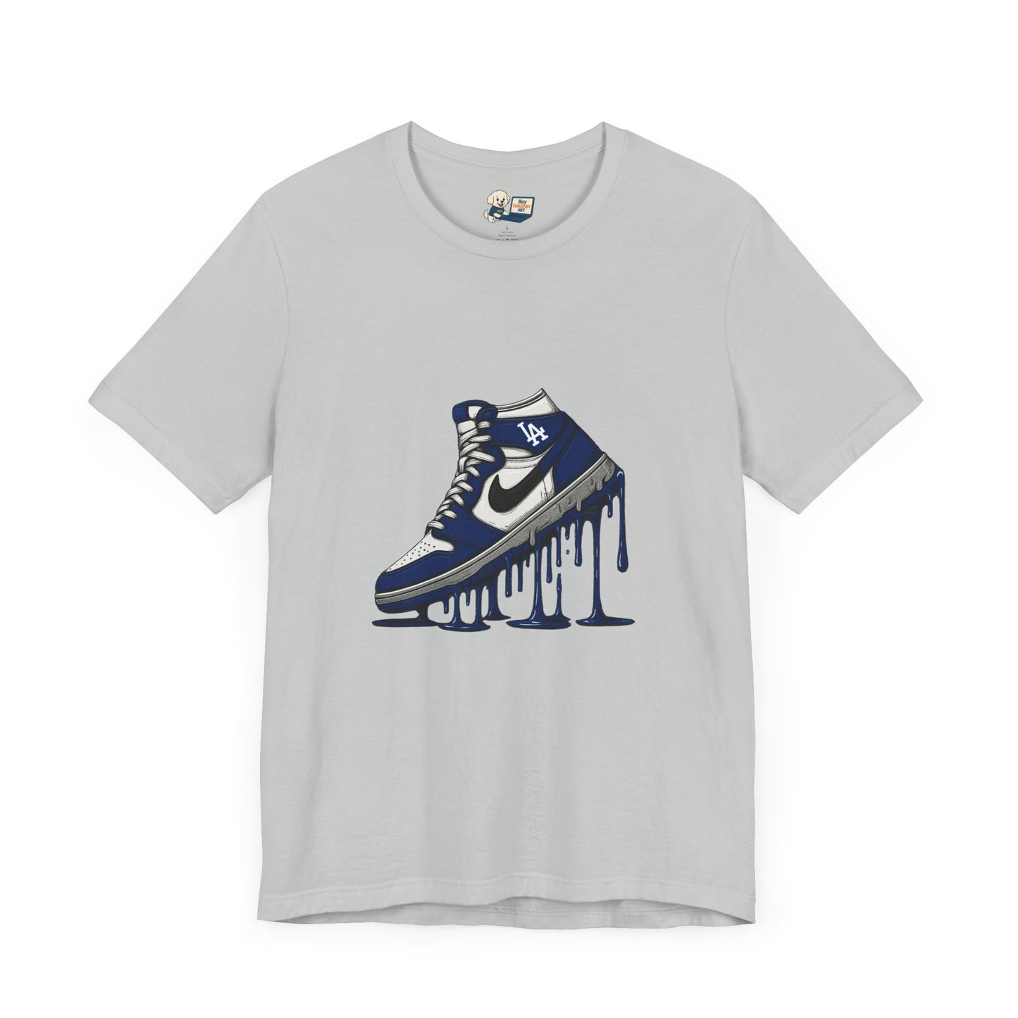 Dodgers "They Not Like Us" -Dripping Sneakers Unisex Tee - Original Design