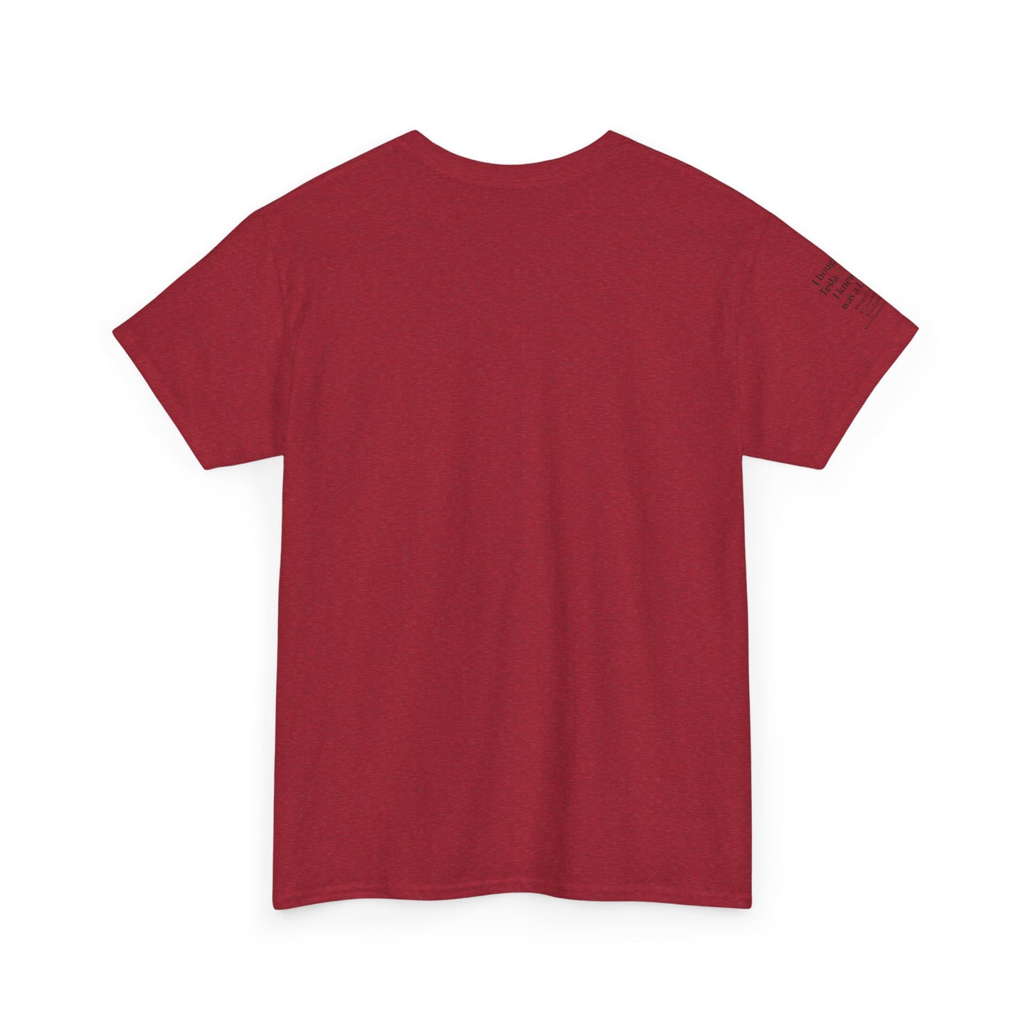 Anti-Elon Tesla Car Club- Heavy Cotton Tee - Cool Casual Wear