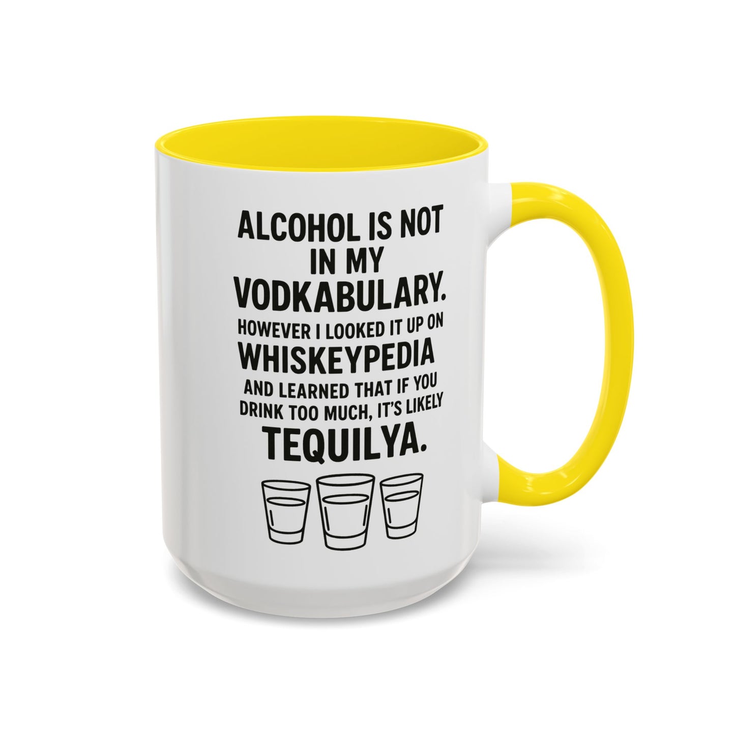 Funny "VODABULARY" Coffee Mug - 15oz - Perfect for Parties and Gifts