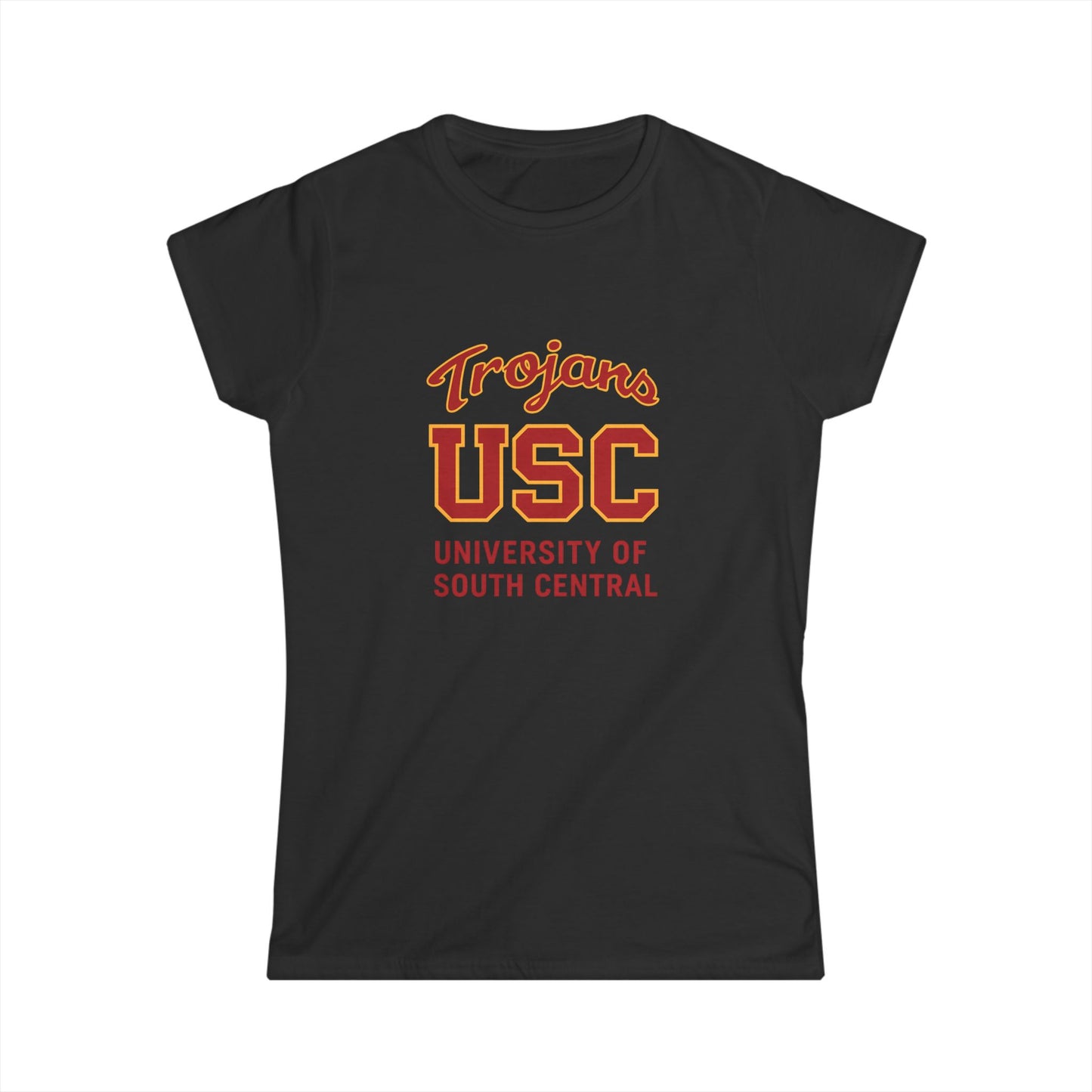 University of South Central Women's Softstyle Tee - Comfortable College Spirit Wear - USC