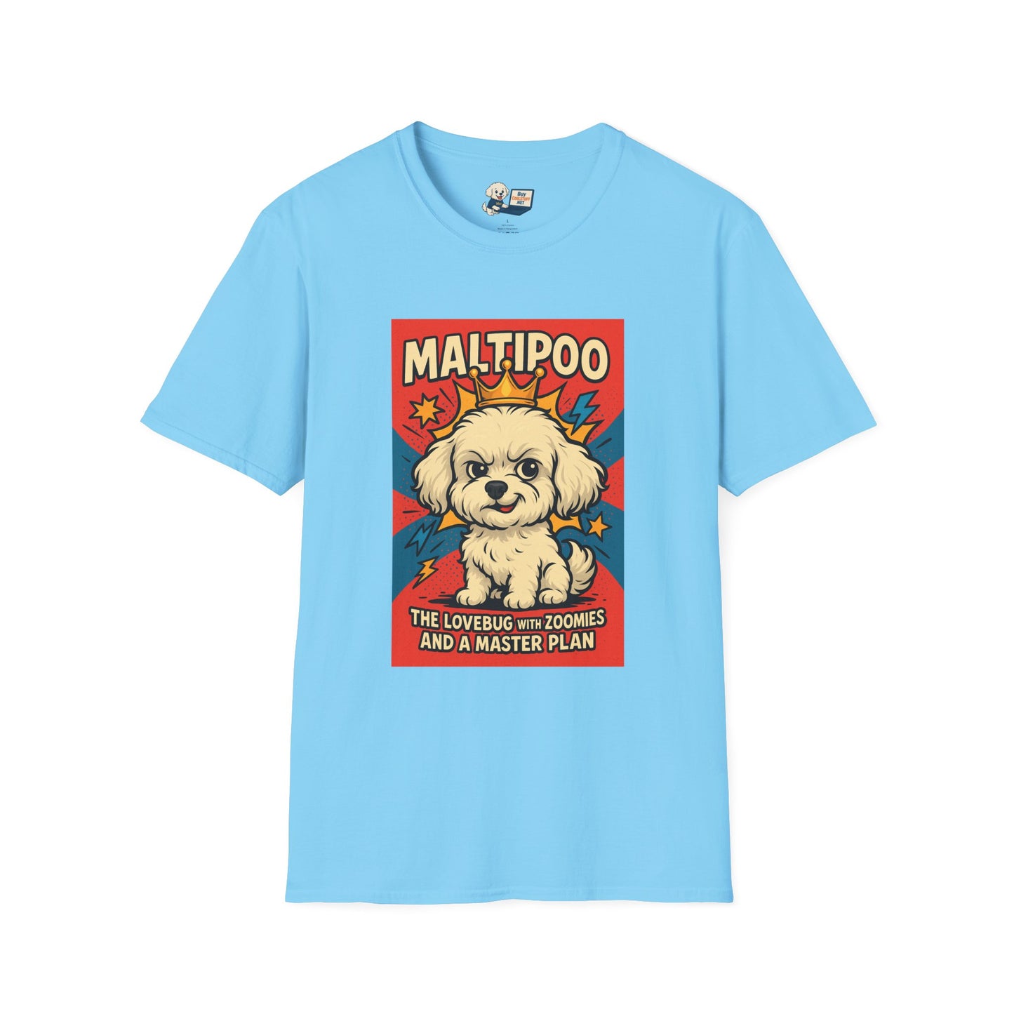 Maltipoo Lovebug Unisex Softstyle T-Shirt – Perfect Gift for Dog Lovers!