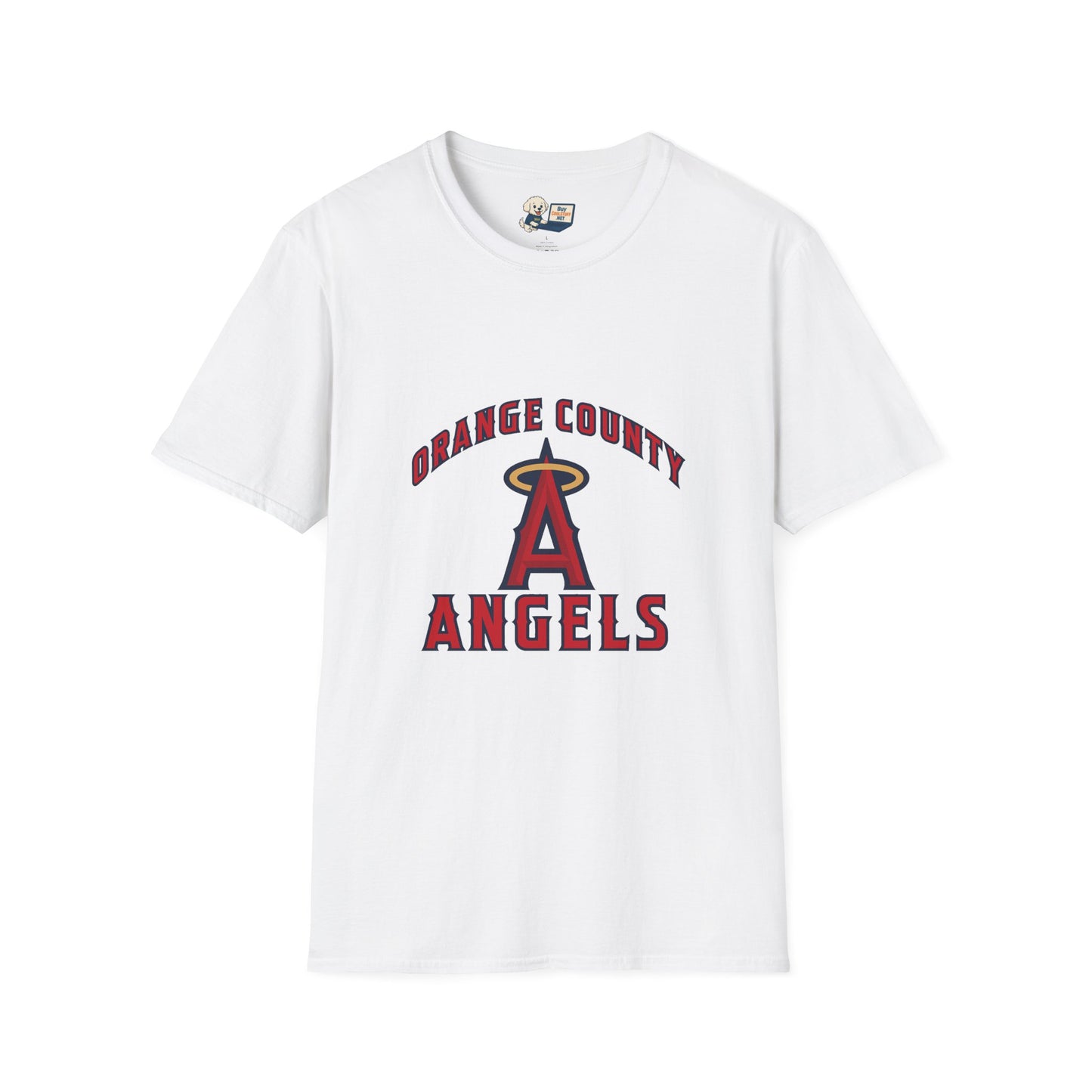Angels Vintage Unisex Softstyle T-Shirt - Orange County 714 Crew Tee
