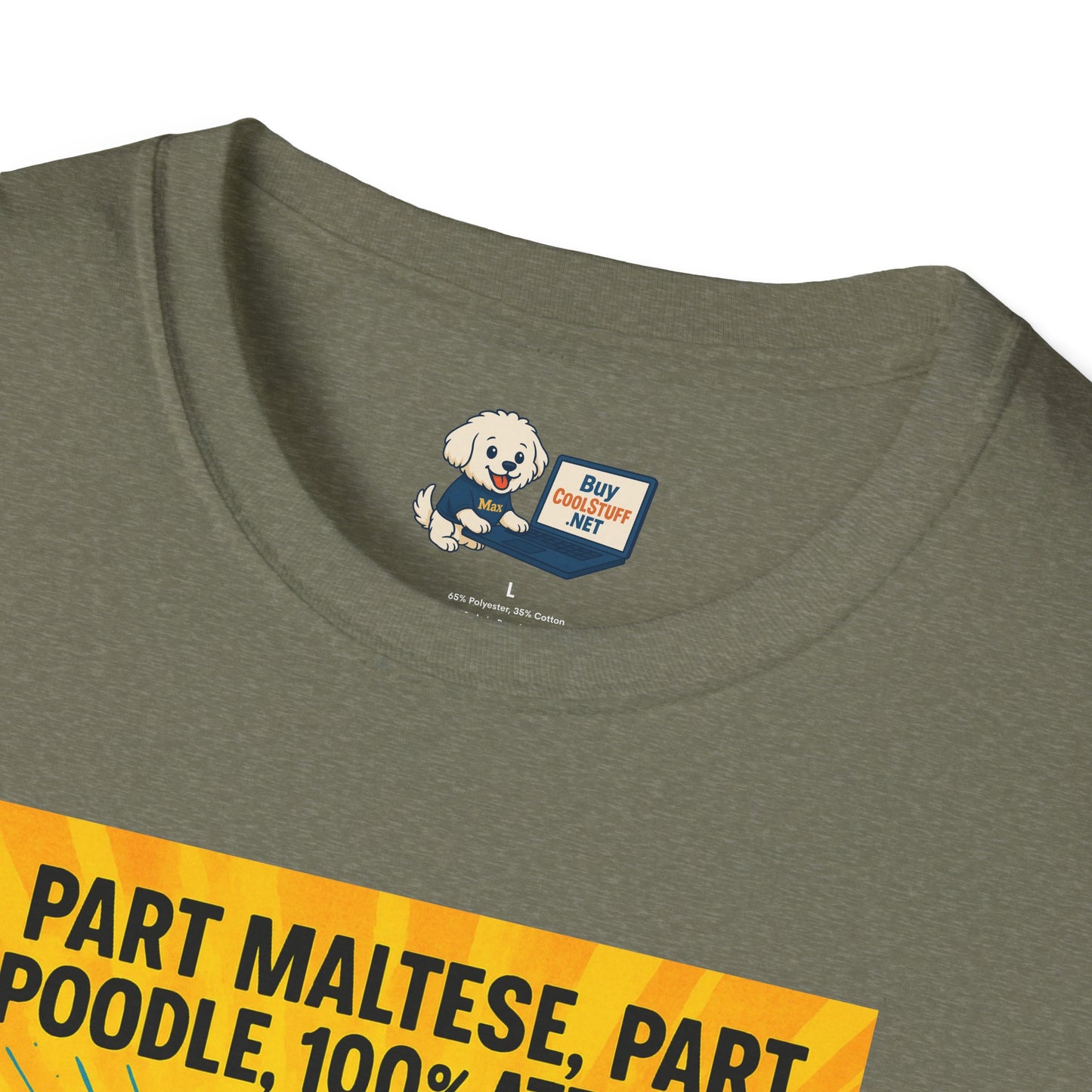 Maltipoo "Superhero" Unisex Softstyle T-Shirt – Perfect Gift for Dog Lovers!