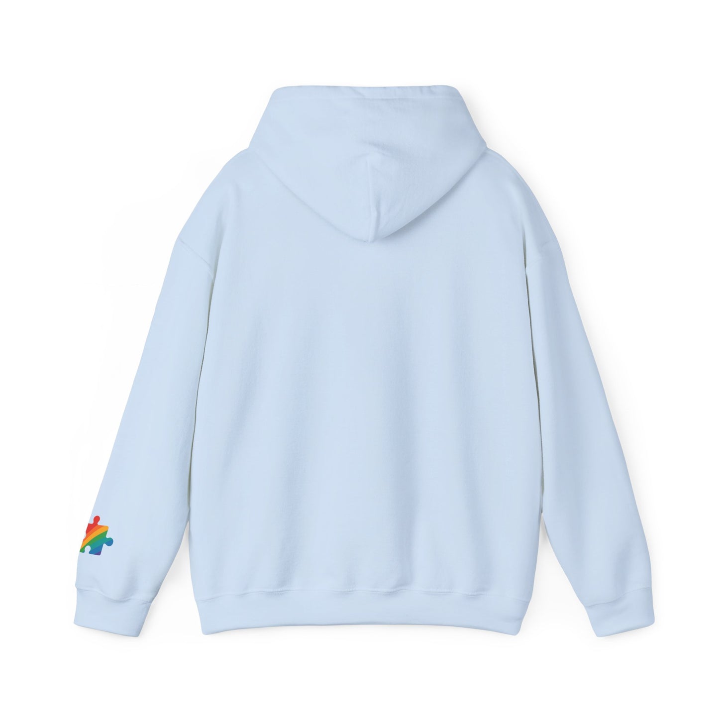 Autism Awareness - Unisex Hooded Sweatshirt - Colorful Ribbon Design