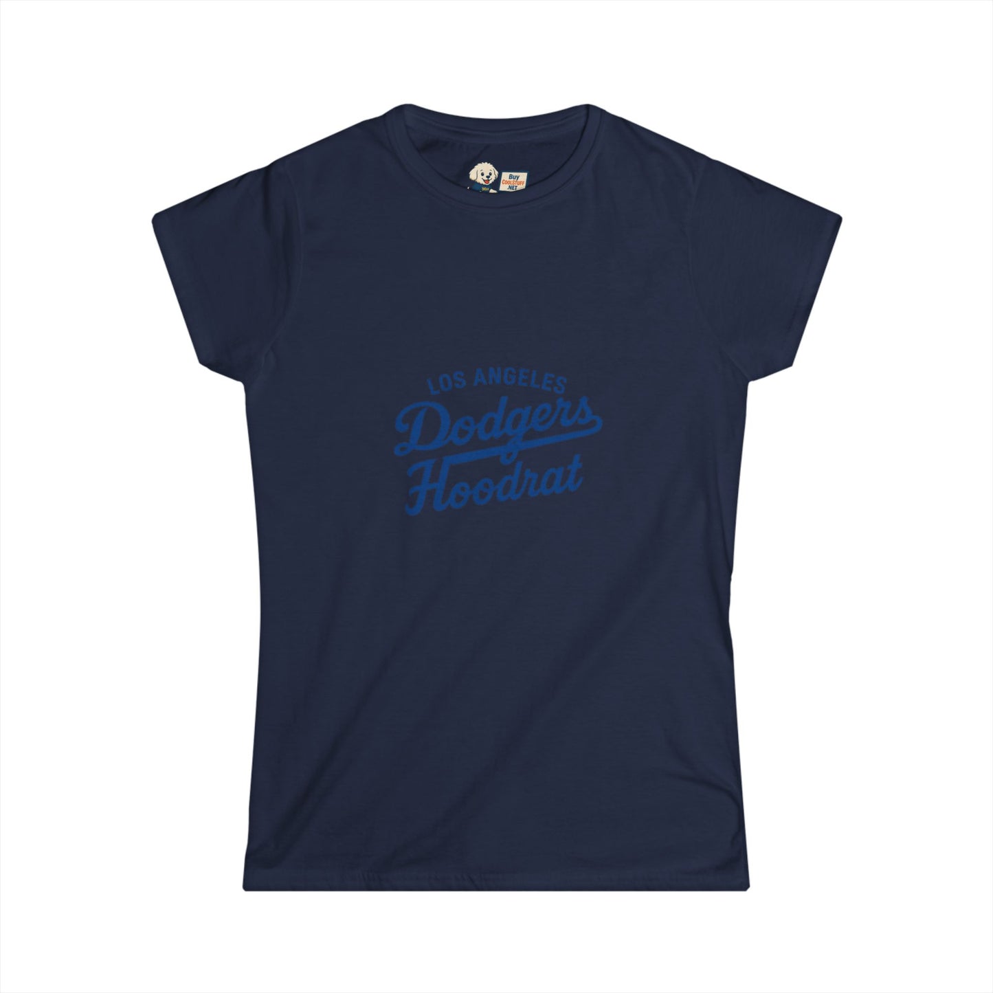 Los Angeles Dodgers Hoodrat - Women's Softstyle Tee - Perfect for Game Day!