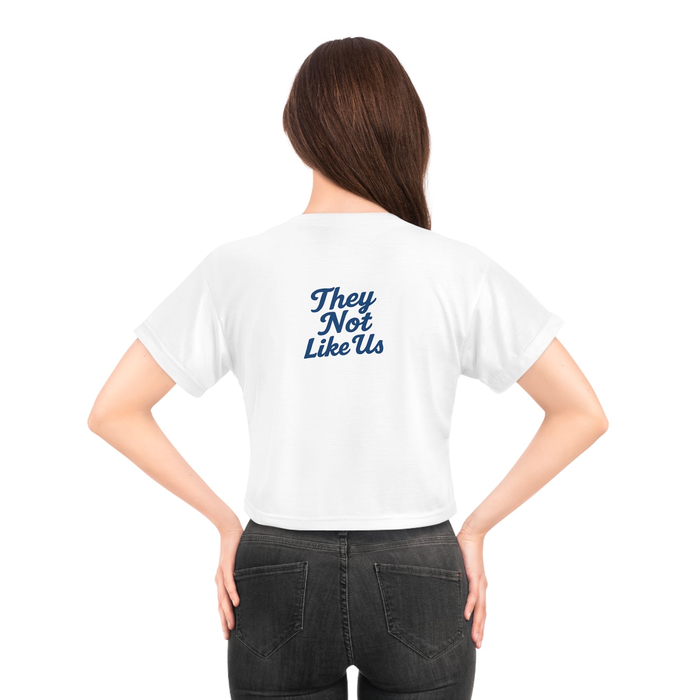 Los Angeles "Baddies - They Not Like Us" Crop Tee - Trendy Fashion for Them Baddies!