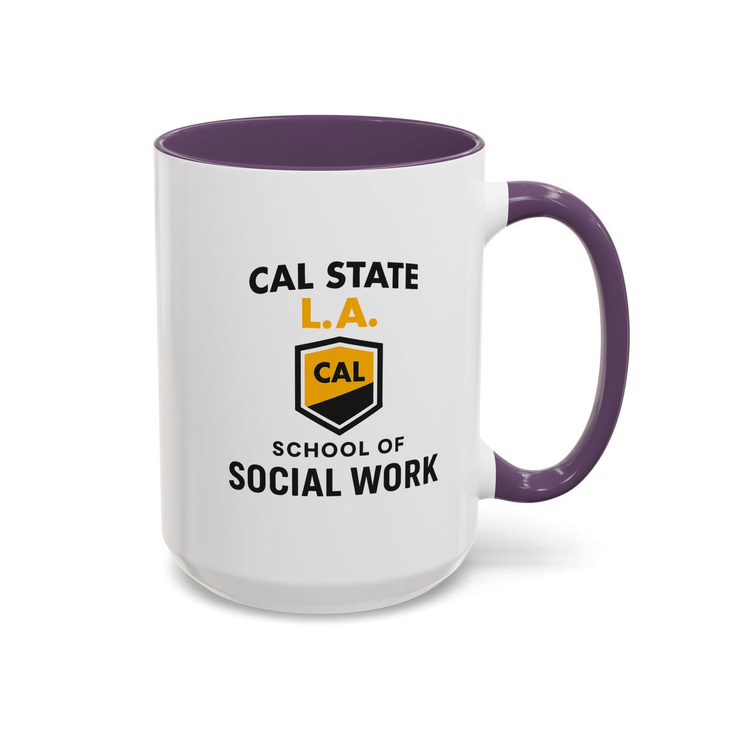 Cal State L.A. - School of Social Work -Accent Mug - 15oz