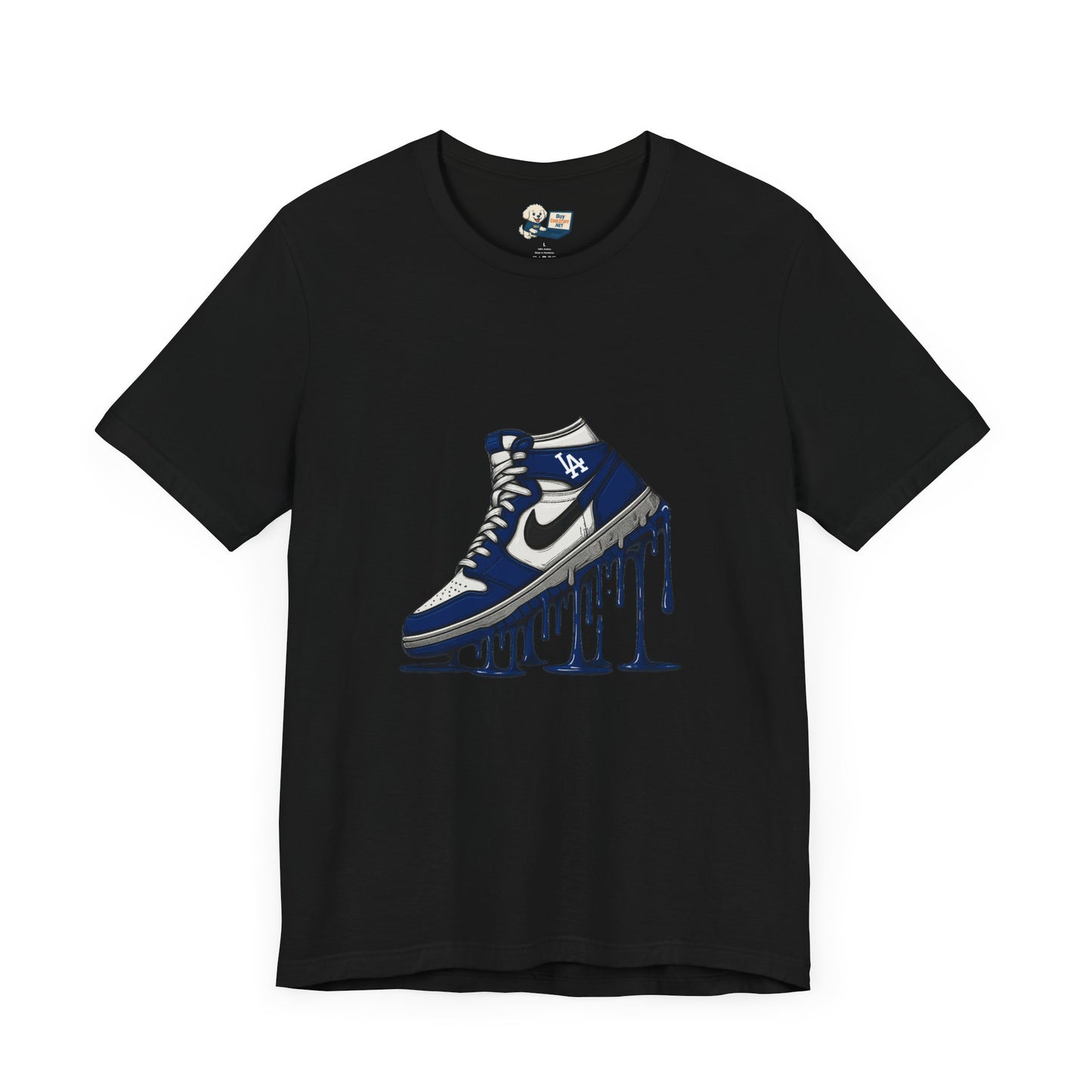 Dodgers "They Not Like Us" -Dripping Sneakers Unisex Tee - Original Design