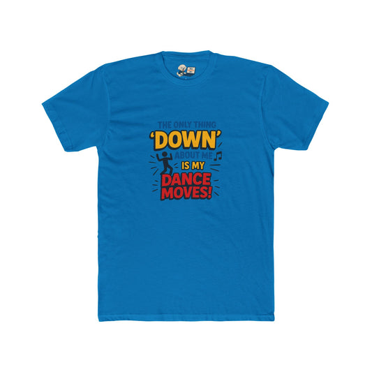 Down Syndrome Awareness "Down to Dance" Unisex Cotton Crew Tee - Dance Design