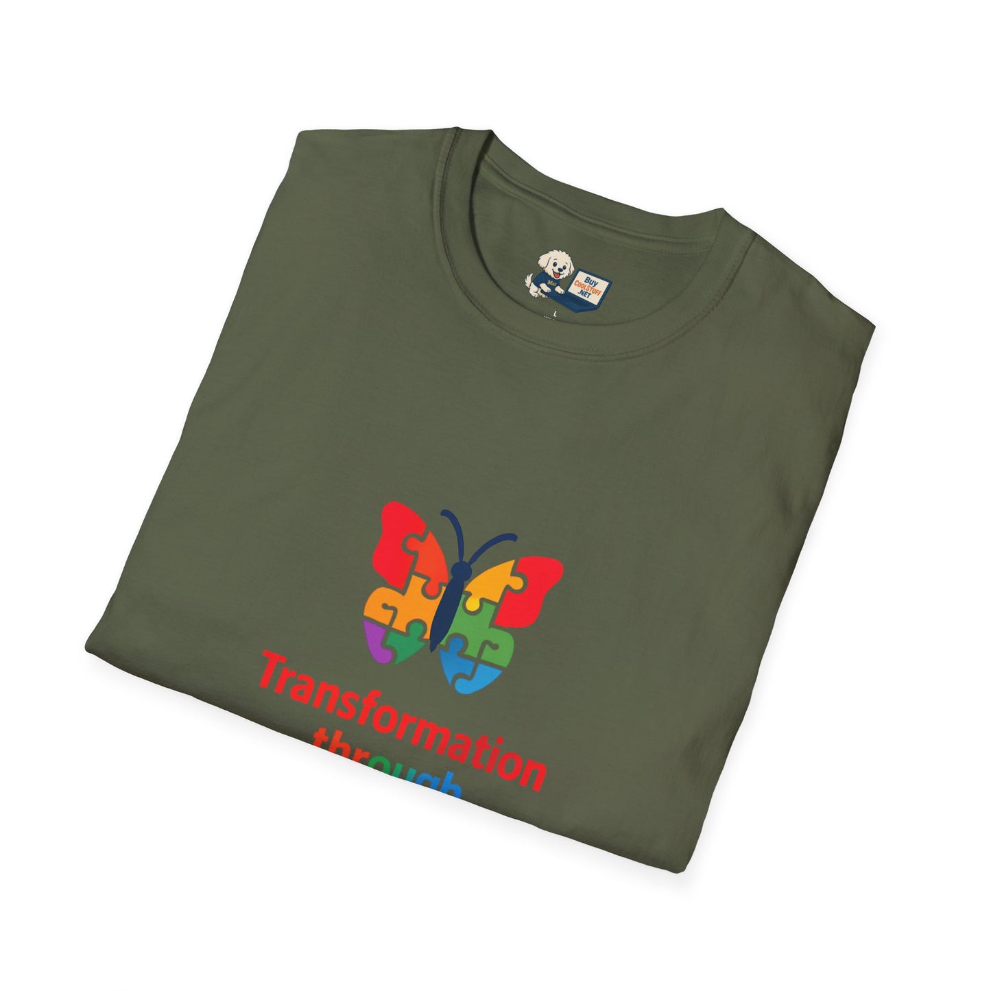 Autism Awareness - "Transformation Through Understanding" -  Unisex Softstyle T-Shirt (Various Colors)
