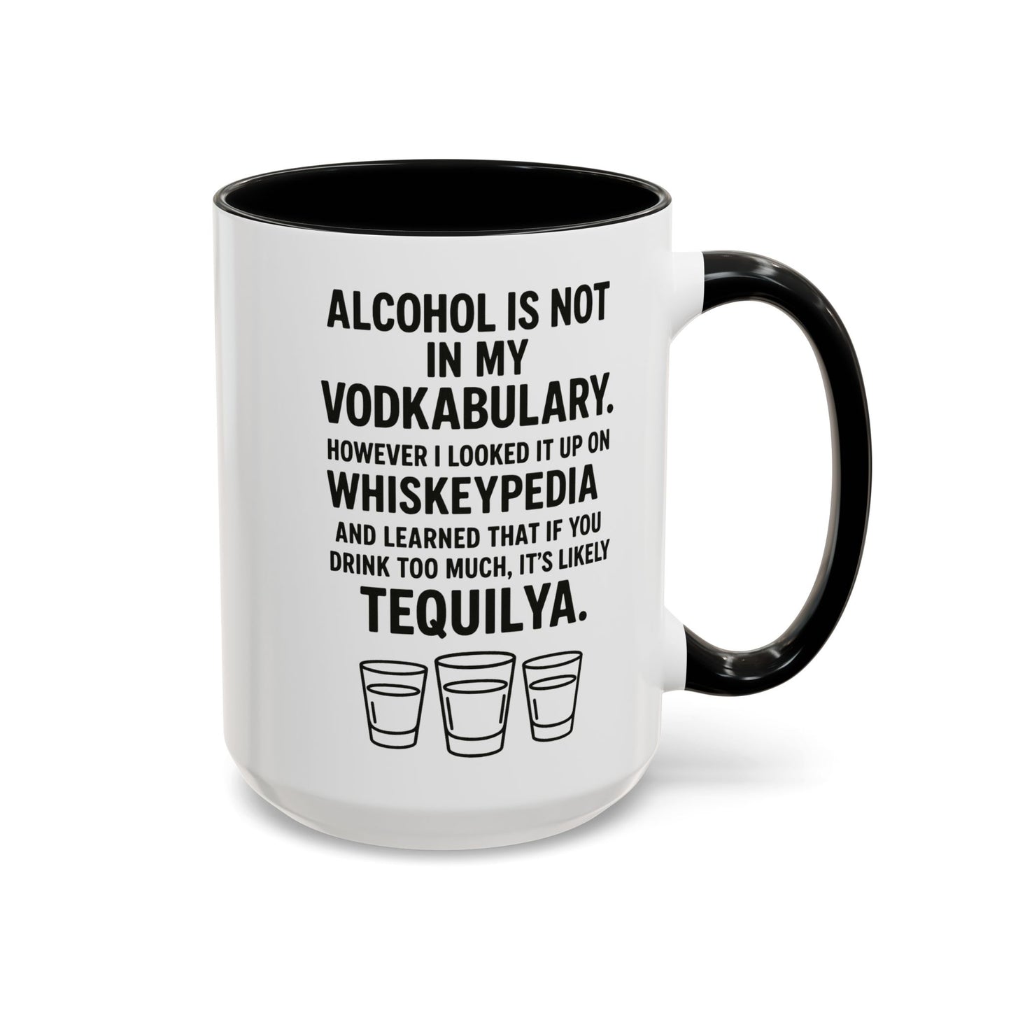 Funny "VODABULARY" Coffee Mug - 15oz - Perfect for Parties and Gifts