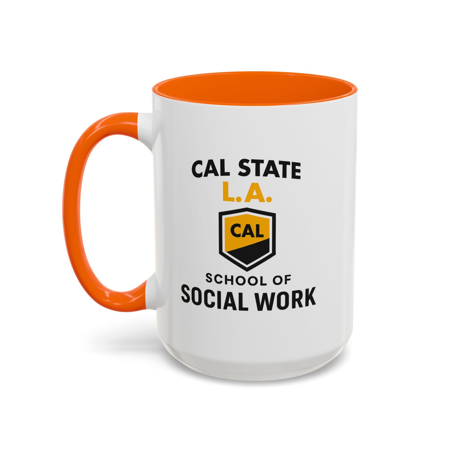 CSULA. - School of Social Work -Accent Mug - 15oz