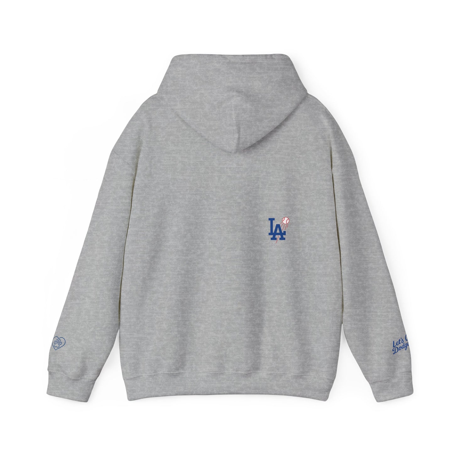 "My Shih Tzu Poodle is a Dodgers Fan" Unisex Dog Lover Hoodie