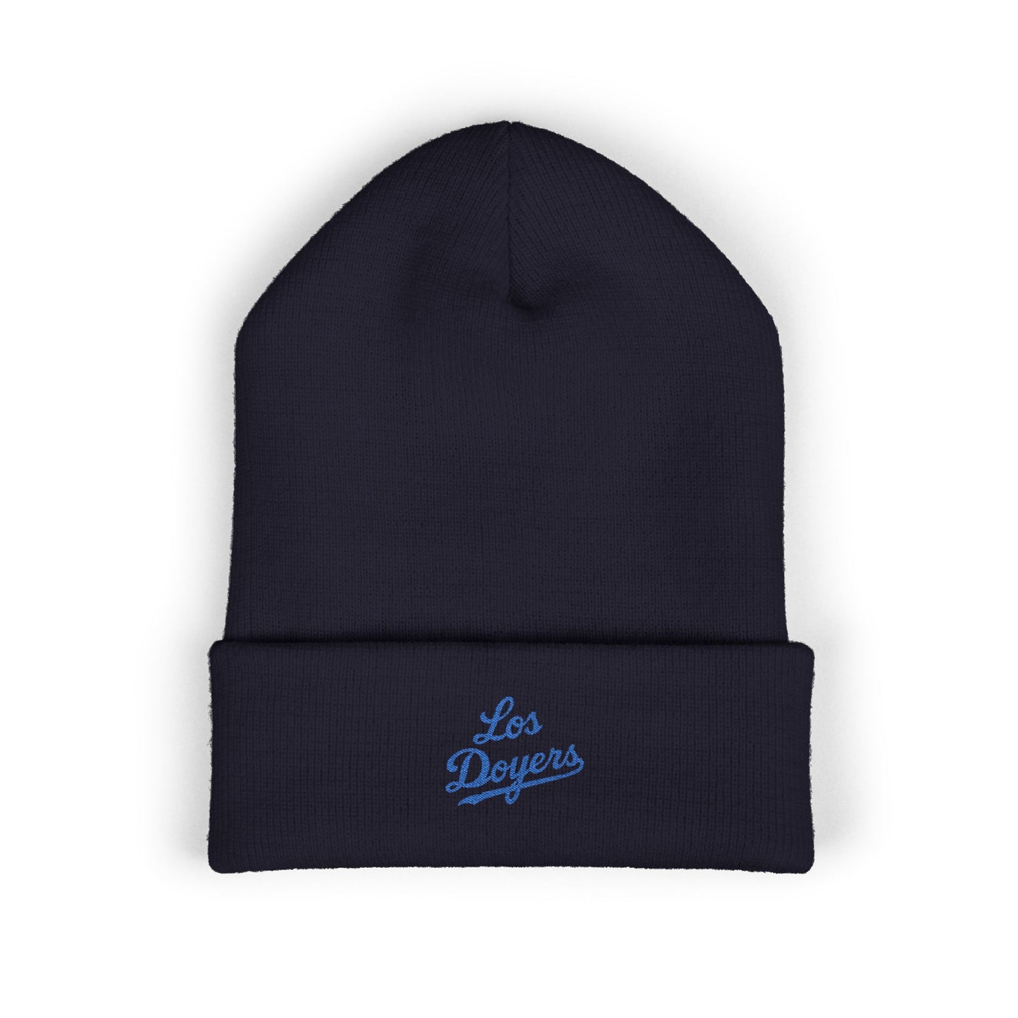 Classic Cuffed Beanie with Los Doyers Embroidery - Cozy Winter Accessory for Fans