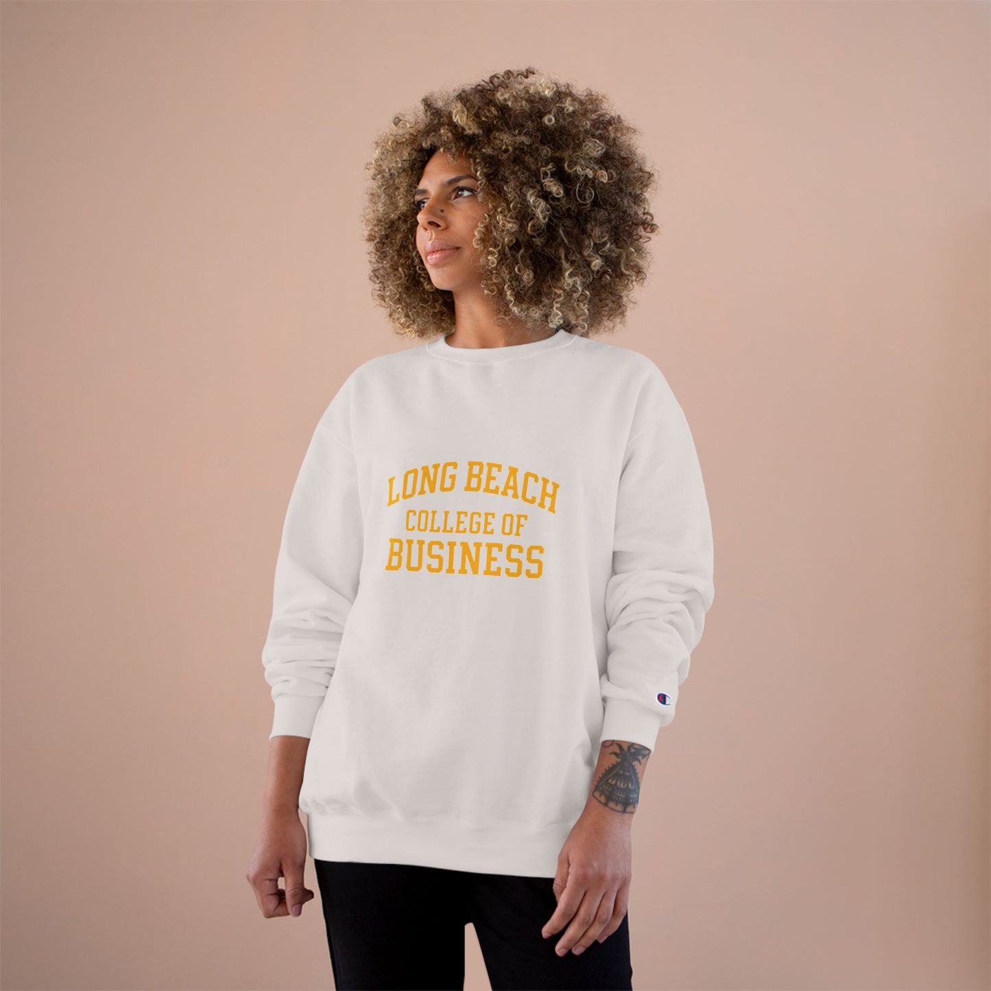 Long Beach College of Business Champion Sweatshirt - Comfortable & Stylish Crewneck for Students & Alumni