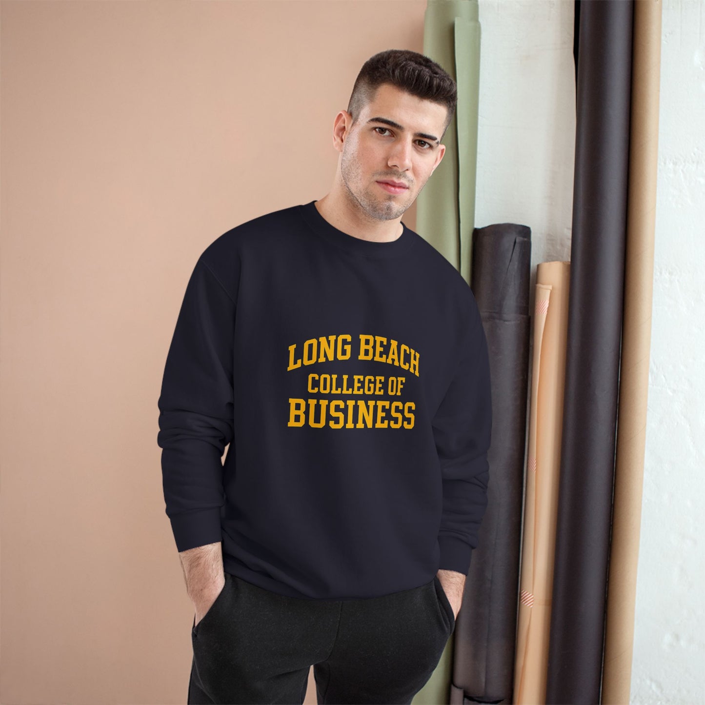 Long Beach College of Business Champion Sweatshirt - Comfortable & Stylish Crewneck for Students & Alumni