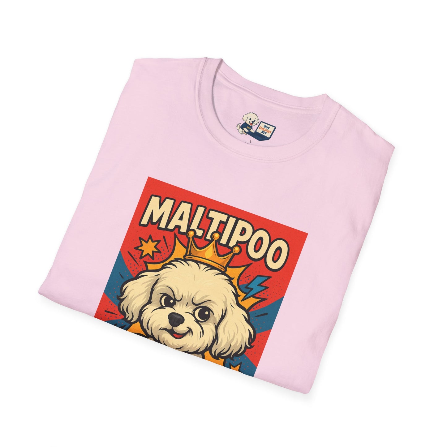 Maltipoo Lovebug Unisex Softstyle T-Shirt – Perfect Gift for Dog Lovers!